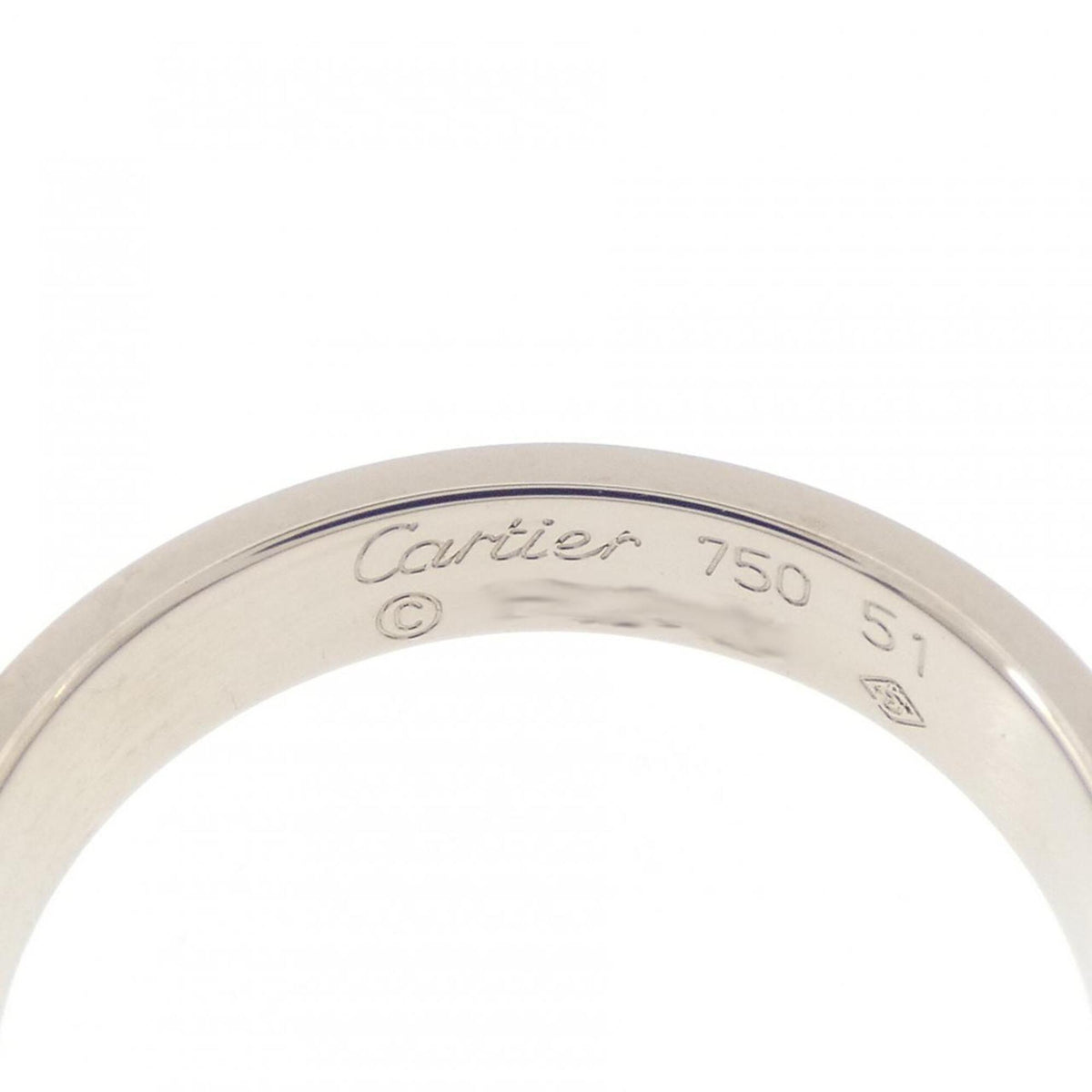 Cartier White Gold (18K) Band Ring (Pre-Owned)