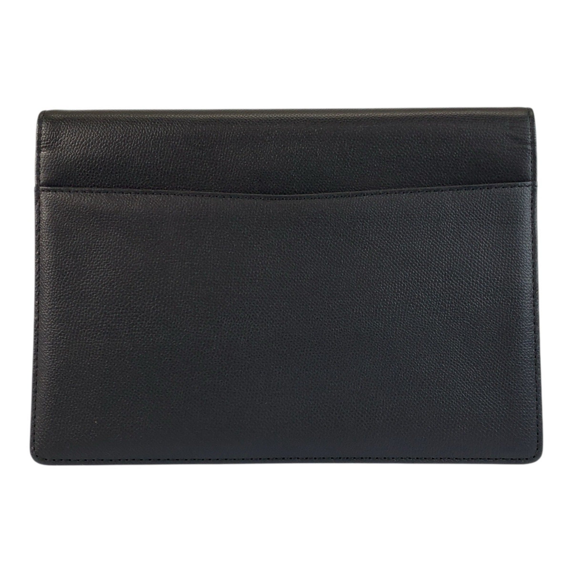Yves Saint Laurent Black Leather Clutch Bag (Pre-Owned)