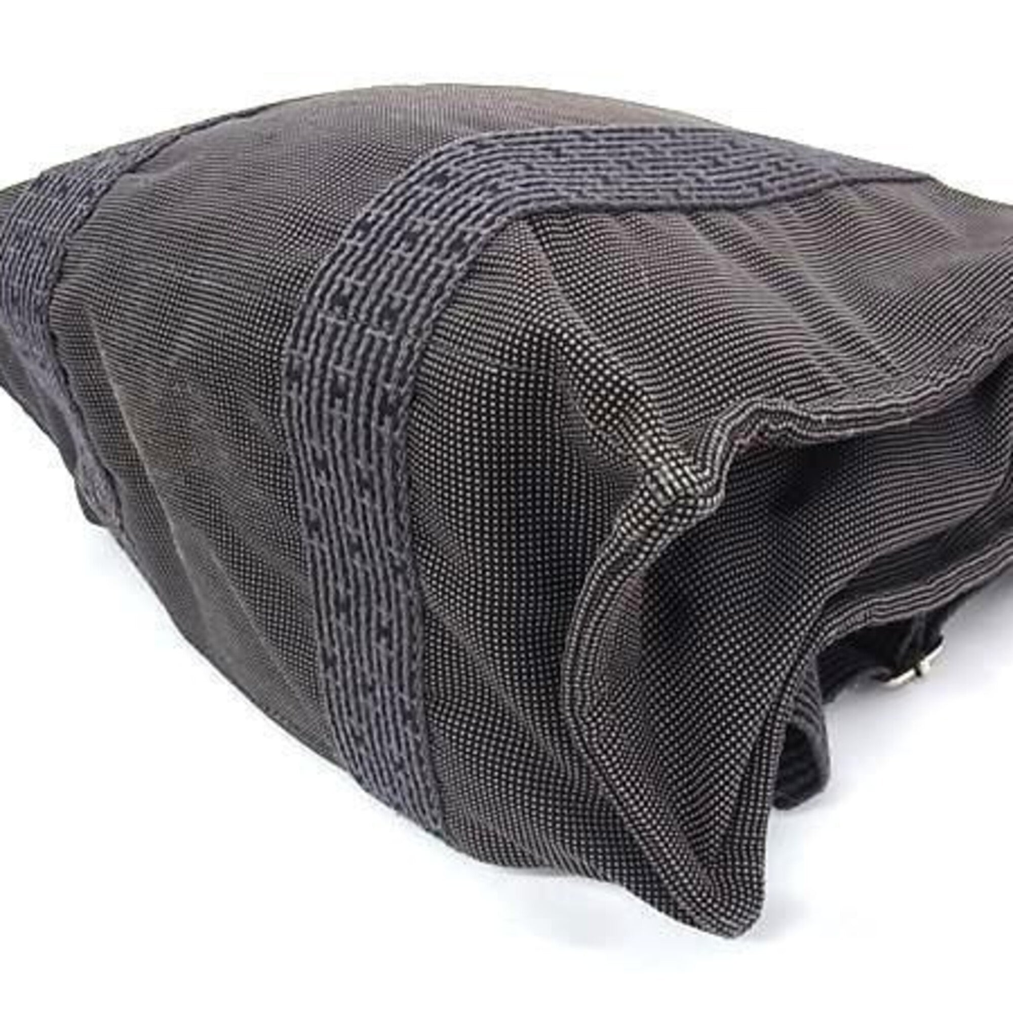 Hermes Gray Canvas Backpack (Pre-Owned)