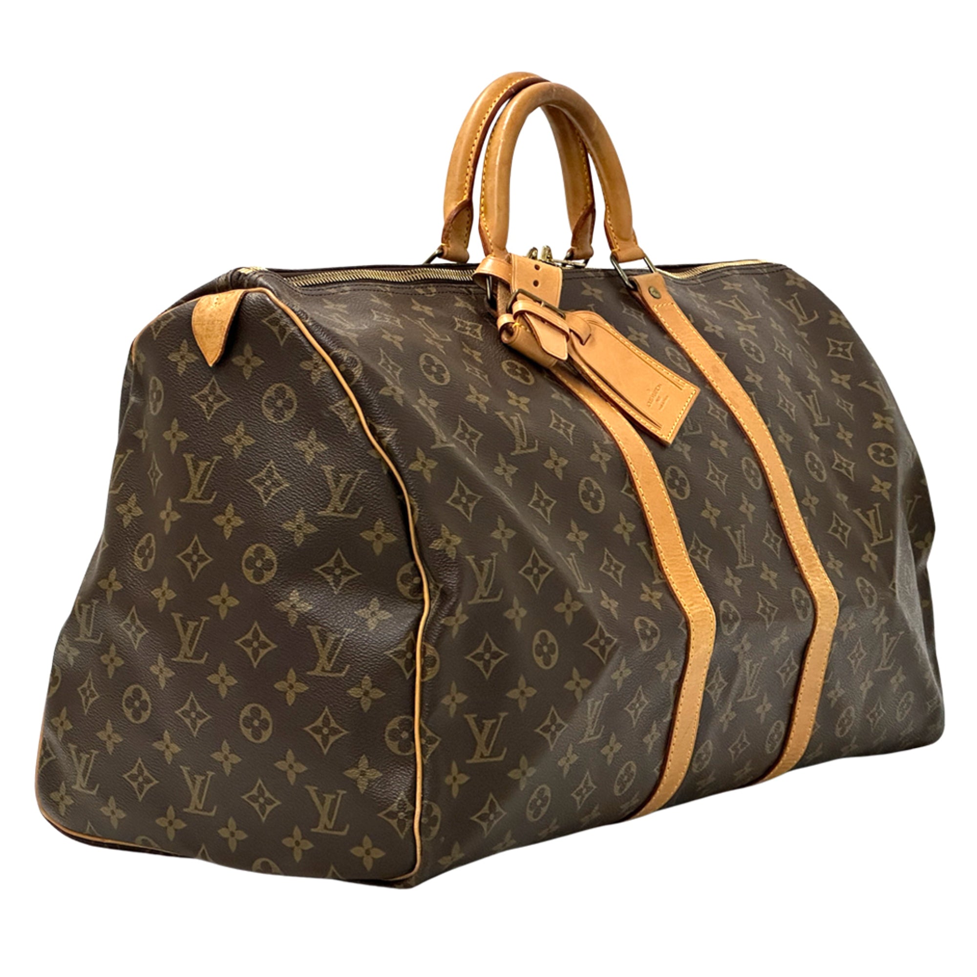 Louis Vuitton Brown Monogram Monogram Boston Bag Handbag (Pre-Owned)