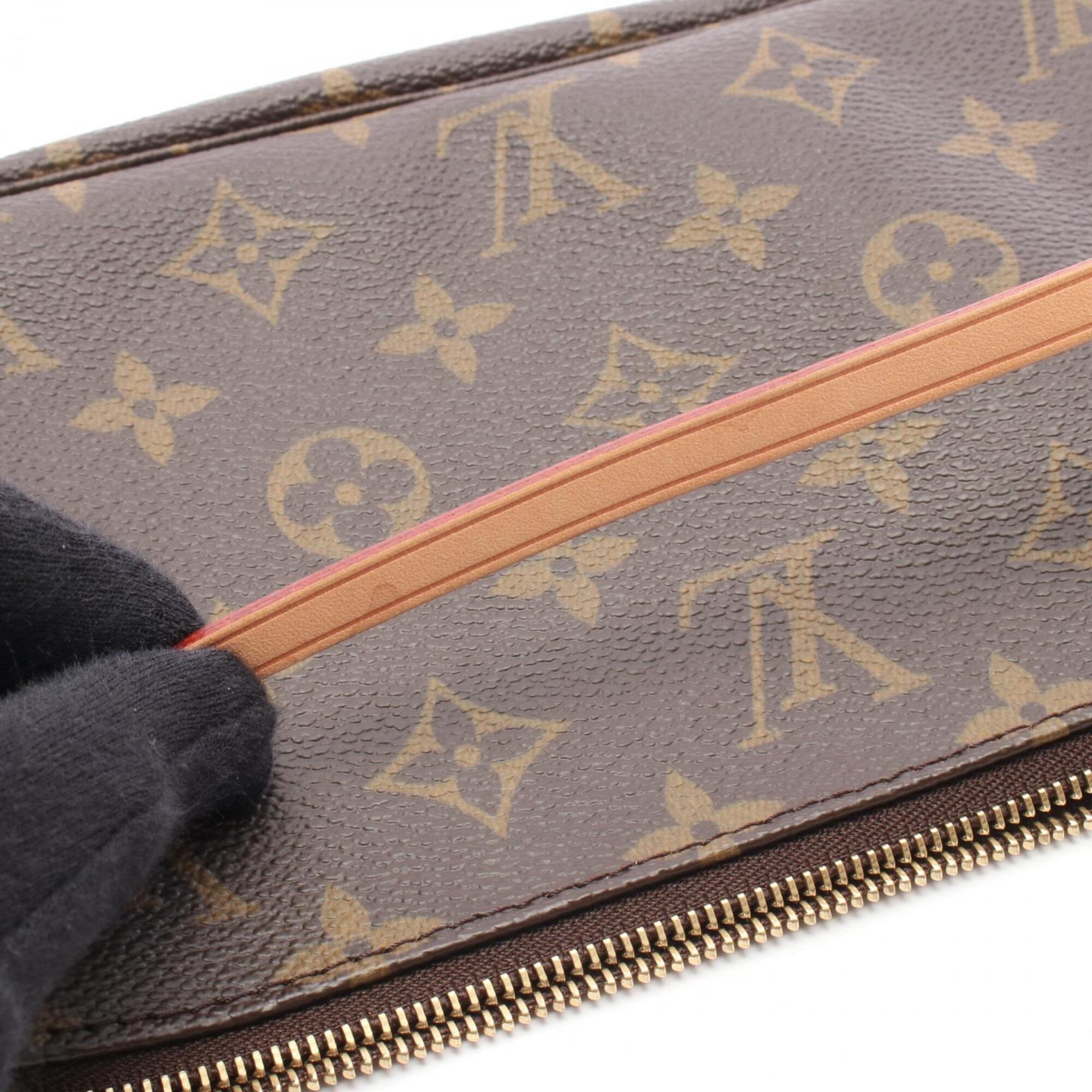 Louis Vuitton Brown Coated Canvas Pvc Monogram Leather Handbag (Pre-Owned)