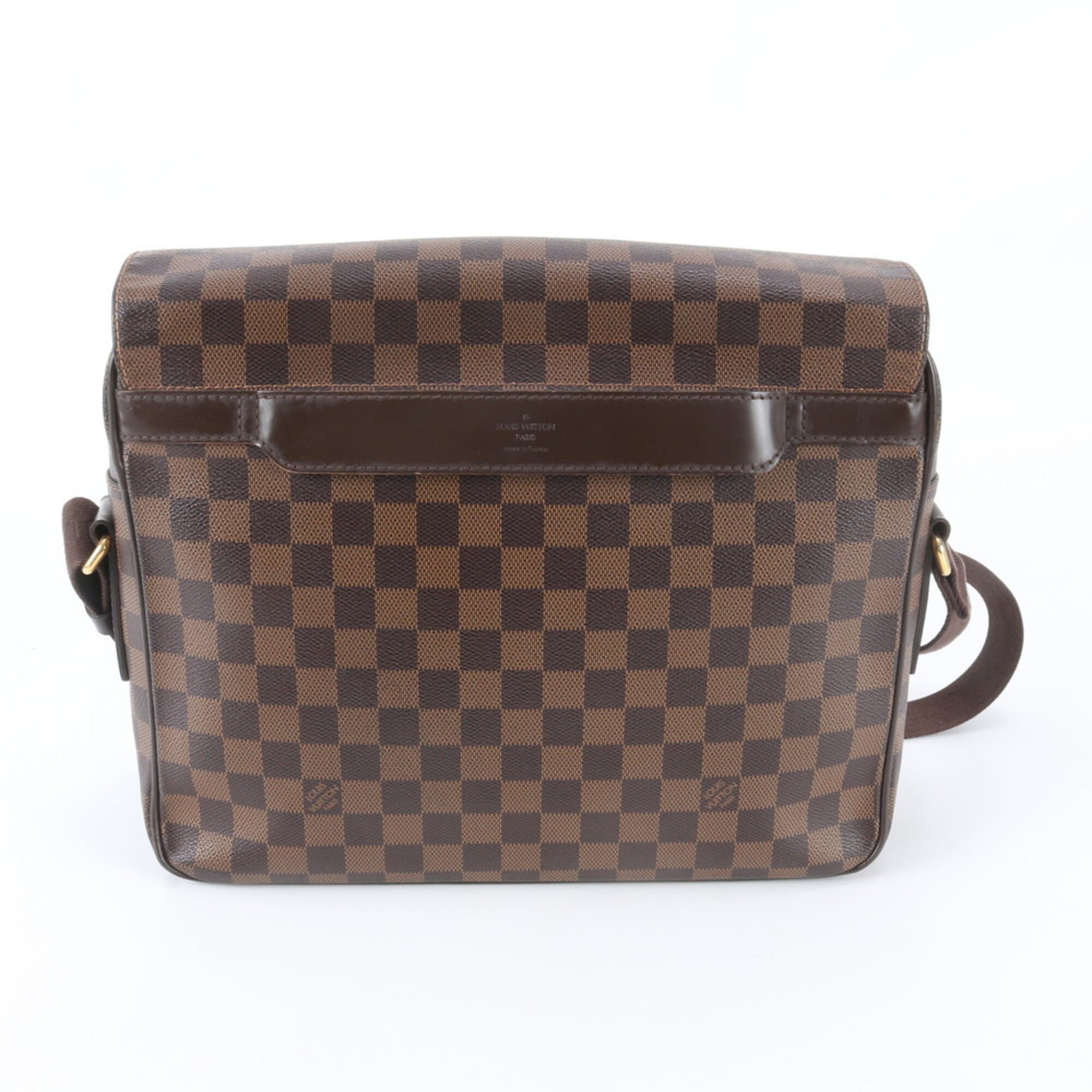 Louis Vuitton Damier Canvas Ebene Leather Coated Canvas Shoulder Bag Tote Bag (Pre-Owned)