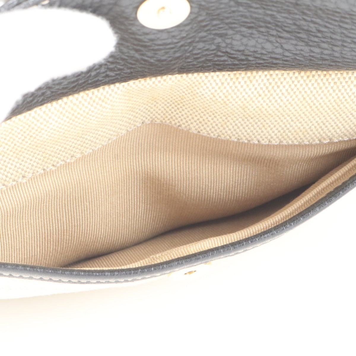 Bally Beige Navy Leather Canvas Shoulder Bag (Pre-Owned)