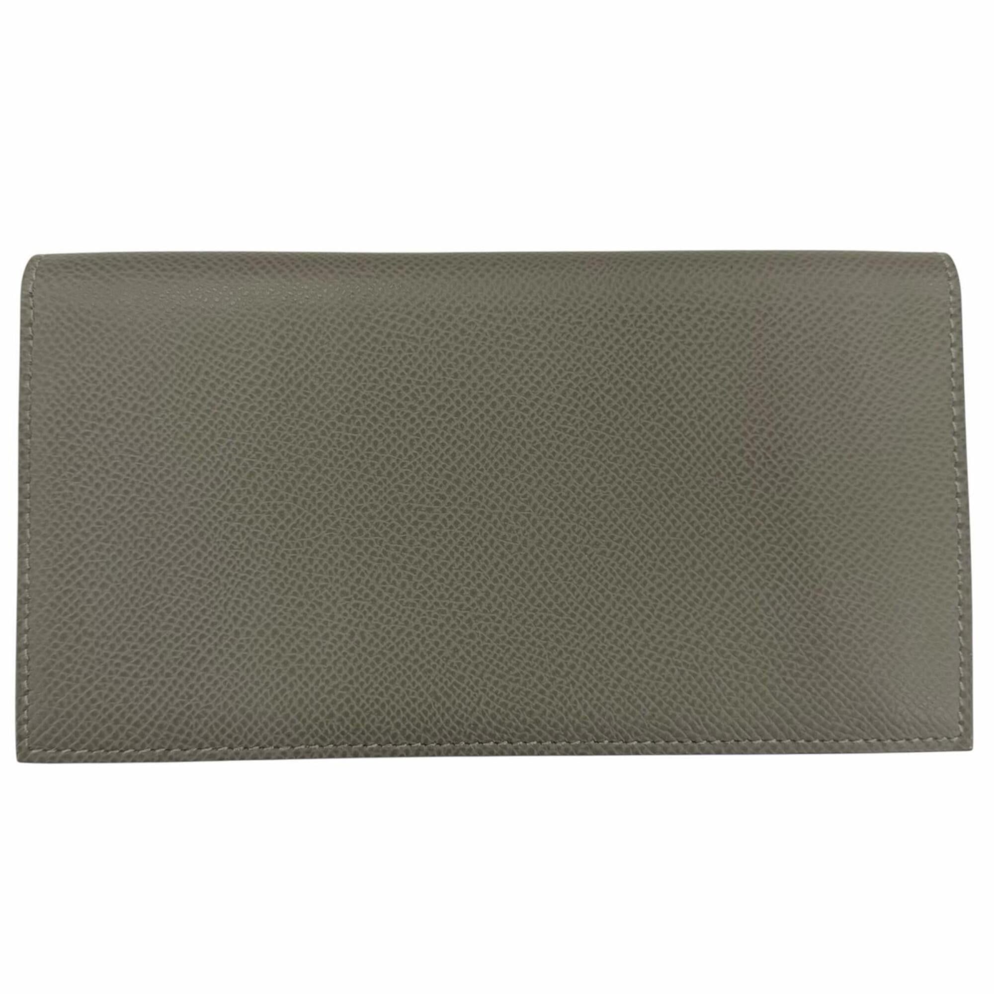 Hermes Epsom Leather Long Wallet (Bi-Fold) (Pre-Owned)