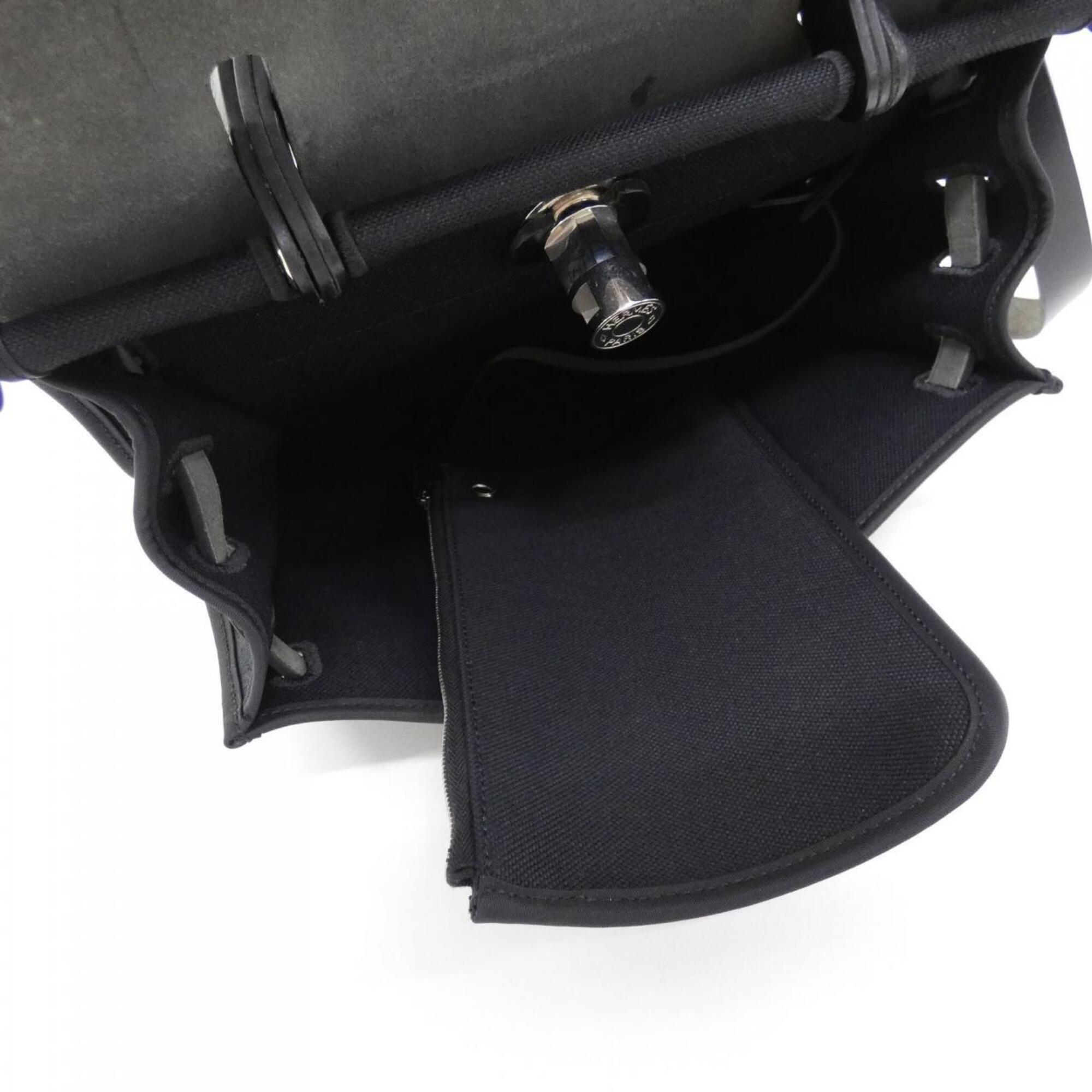 Hermes Black Vache Leather Leather Handbag (Pre-Owned)