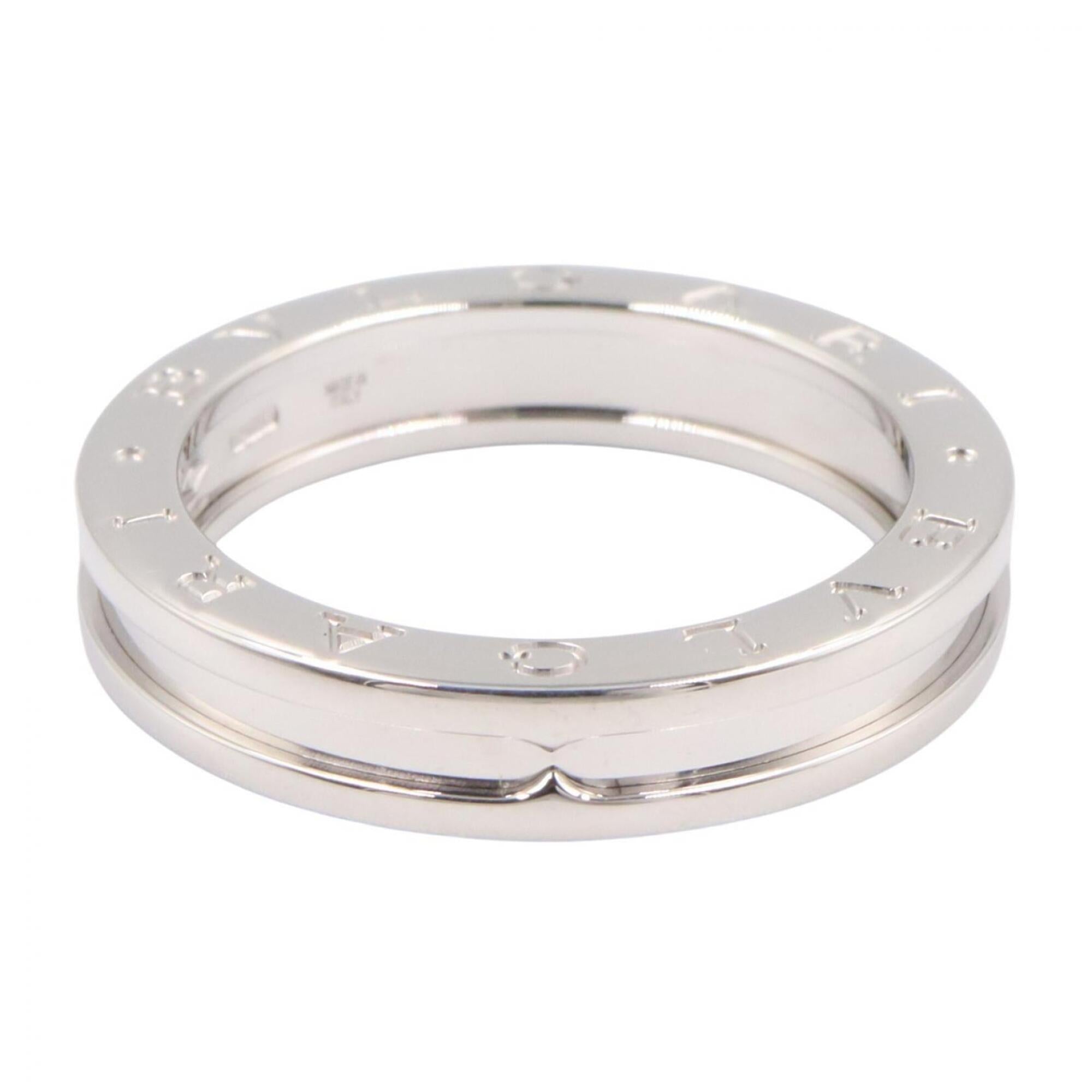 Bvlgari Silver White Gold (18K) Band Ring (Pre-Owned)