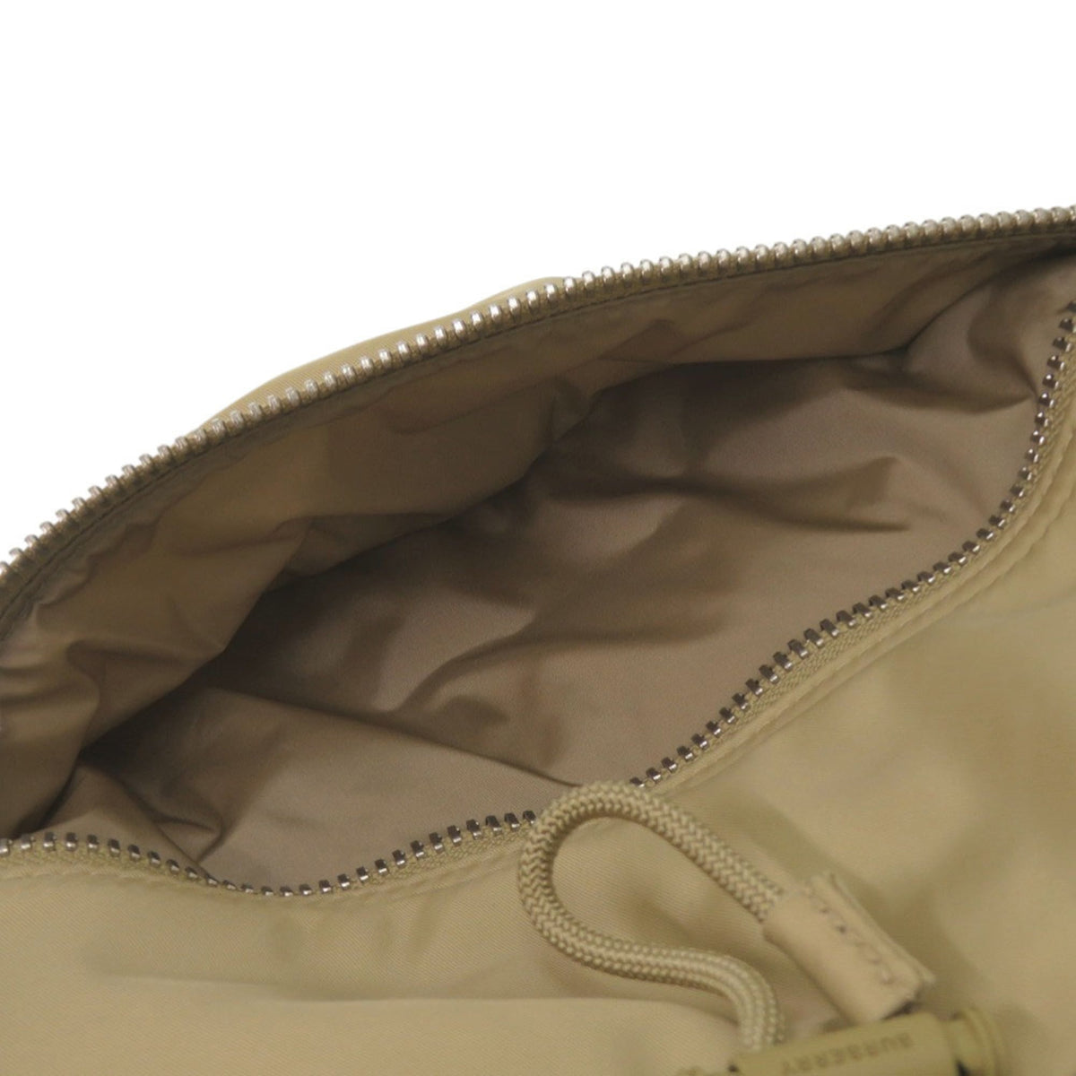 Burberry Beige Nylon Shoulder Bag Sling Bag (Pre-Owned)