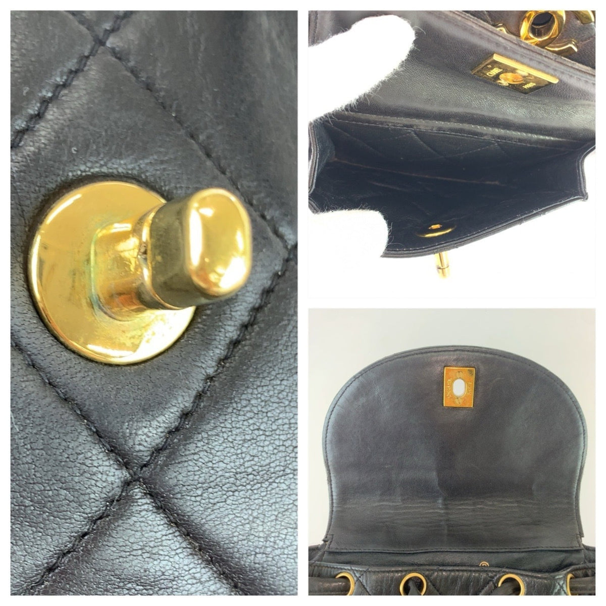 Chanel Black Leather Backpack (Pre-Owned)