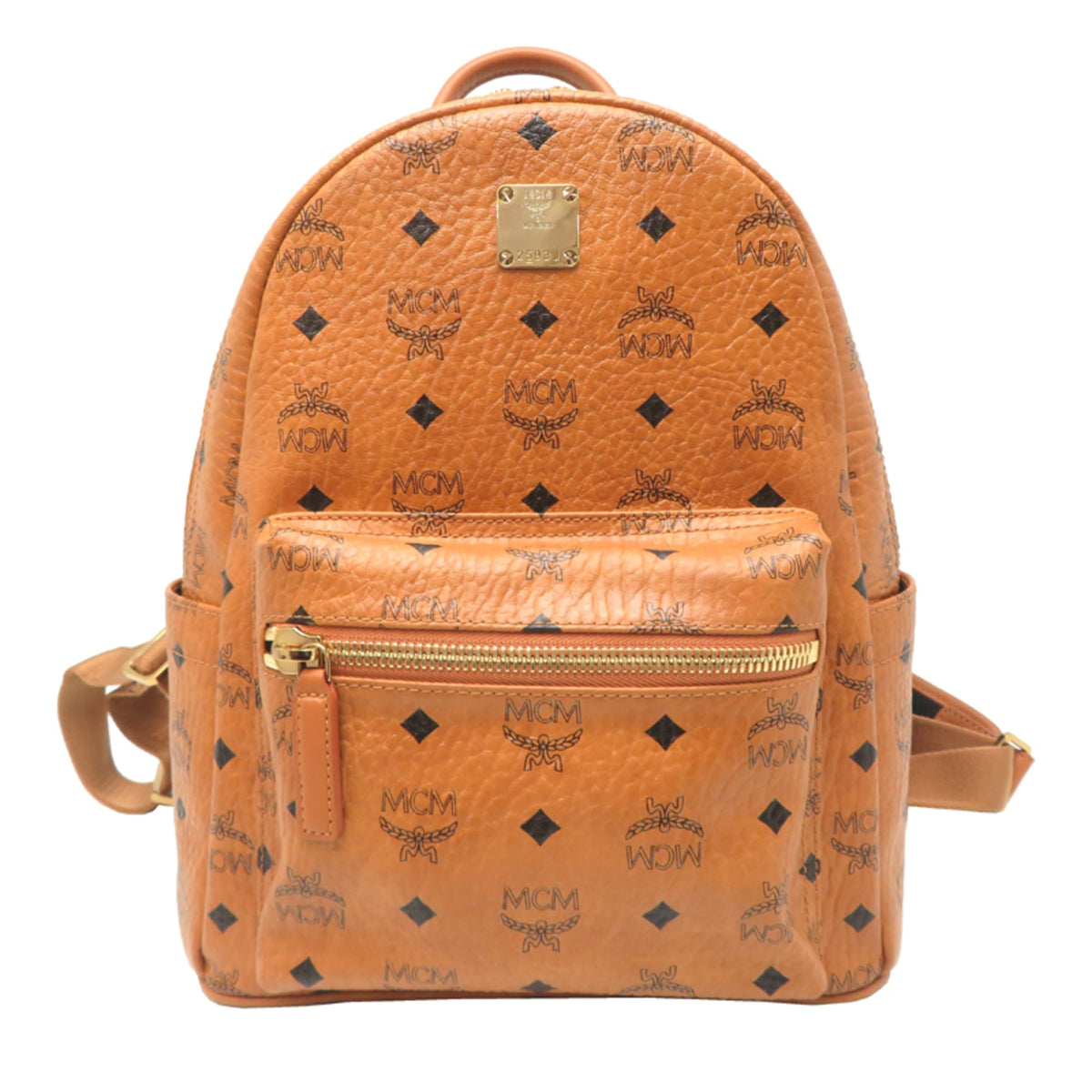 Mcm Brown Pvc Backpack (Pre-Owned)