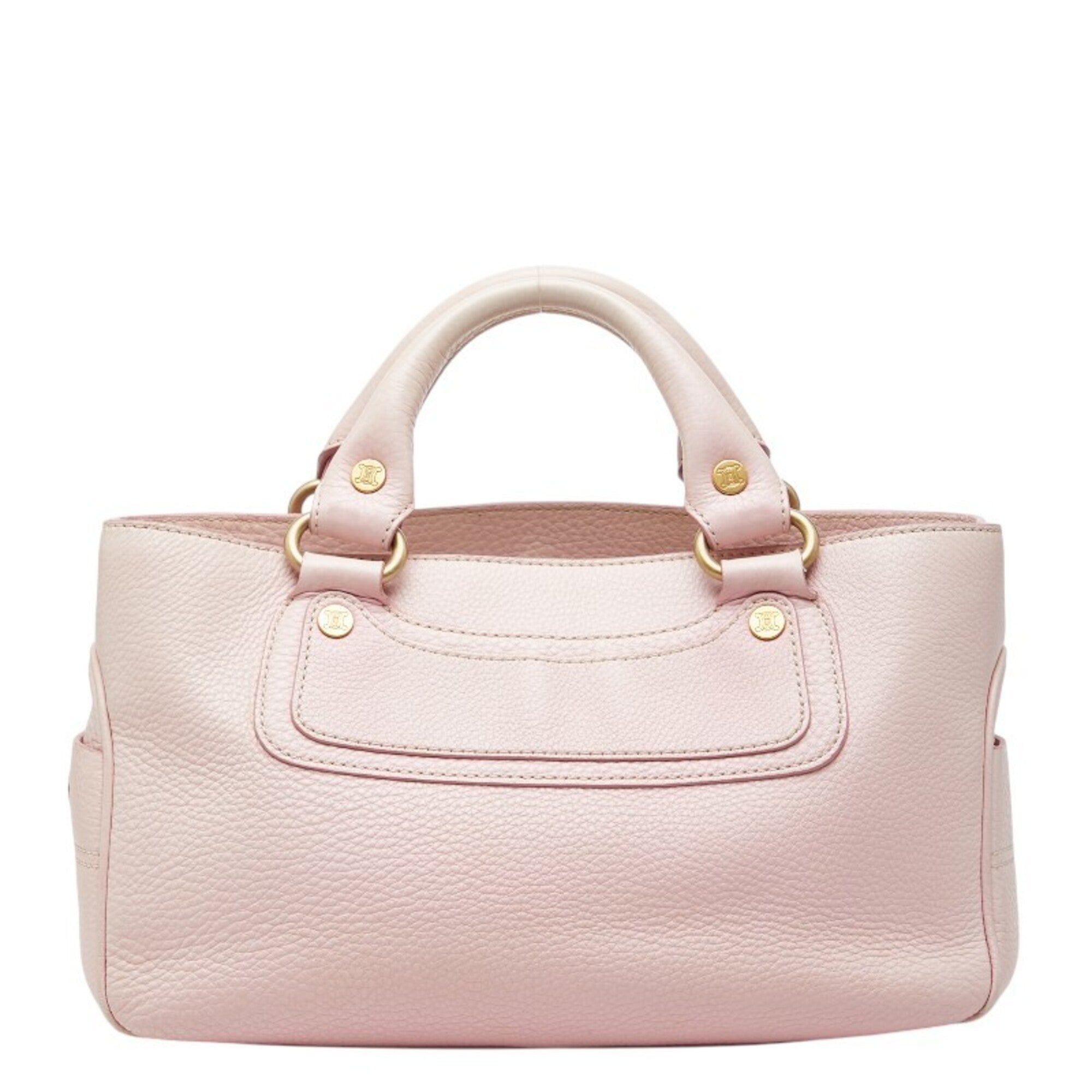 Celine Boogie Pink Leather Handbag (Pre-Owned)