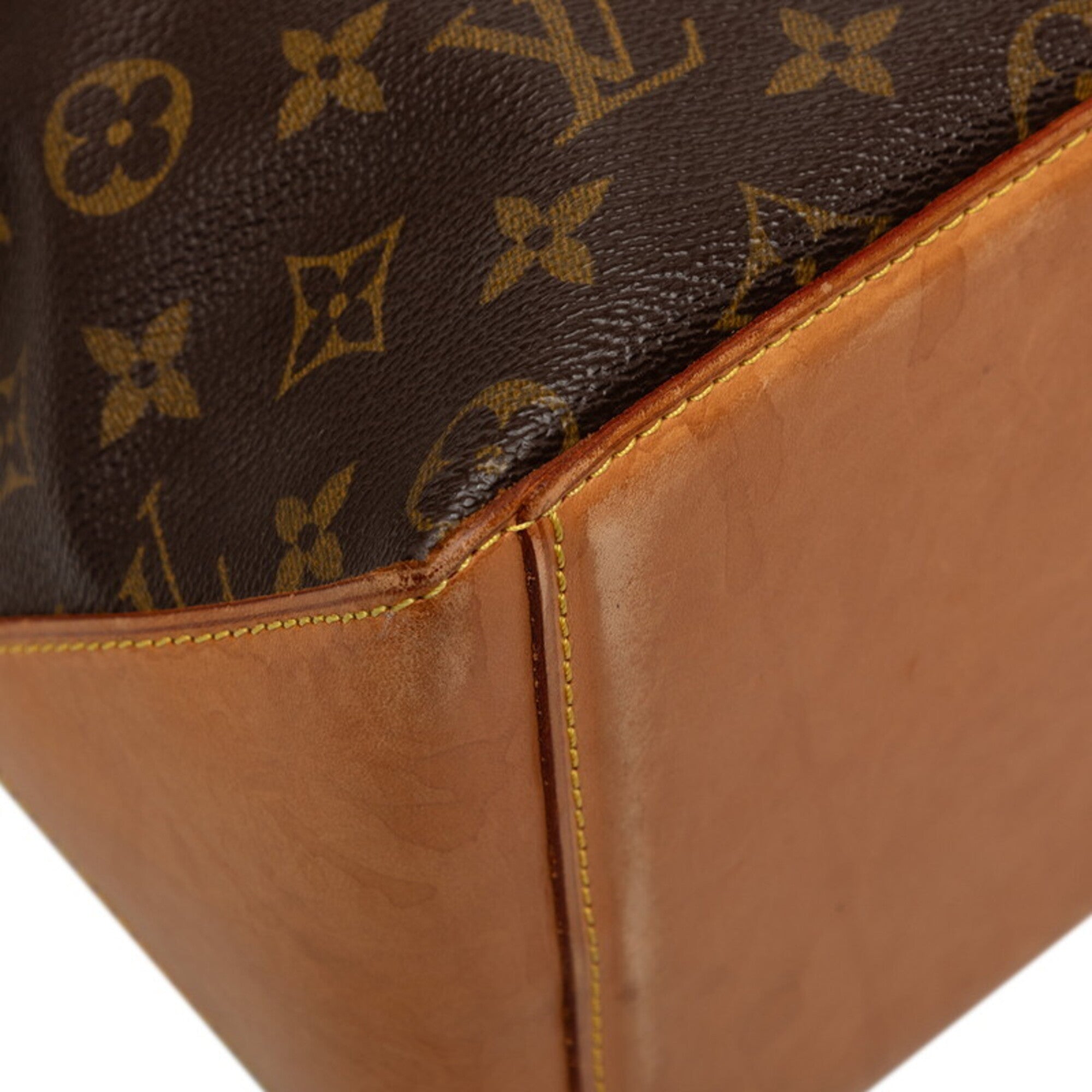 Louis Vuitton Brown Pvc Leather Shoulder Bag Tote Bag (Pre-Owned)