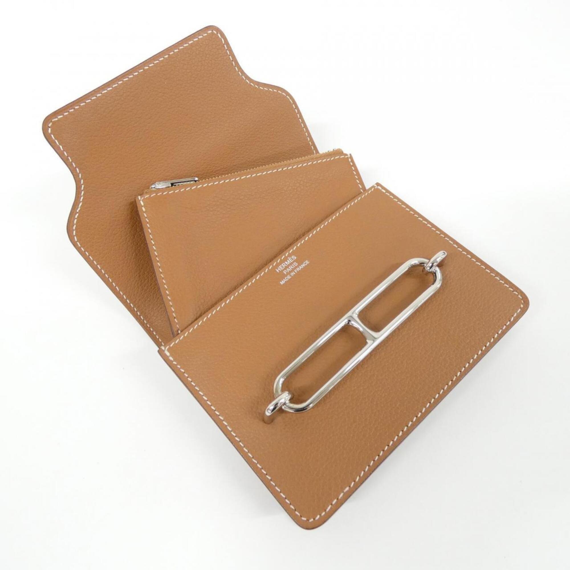 Hermes Brown Coin Purse/Coin Case (Pre-Owned)