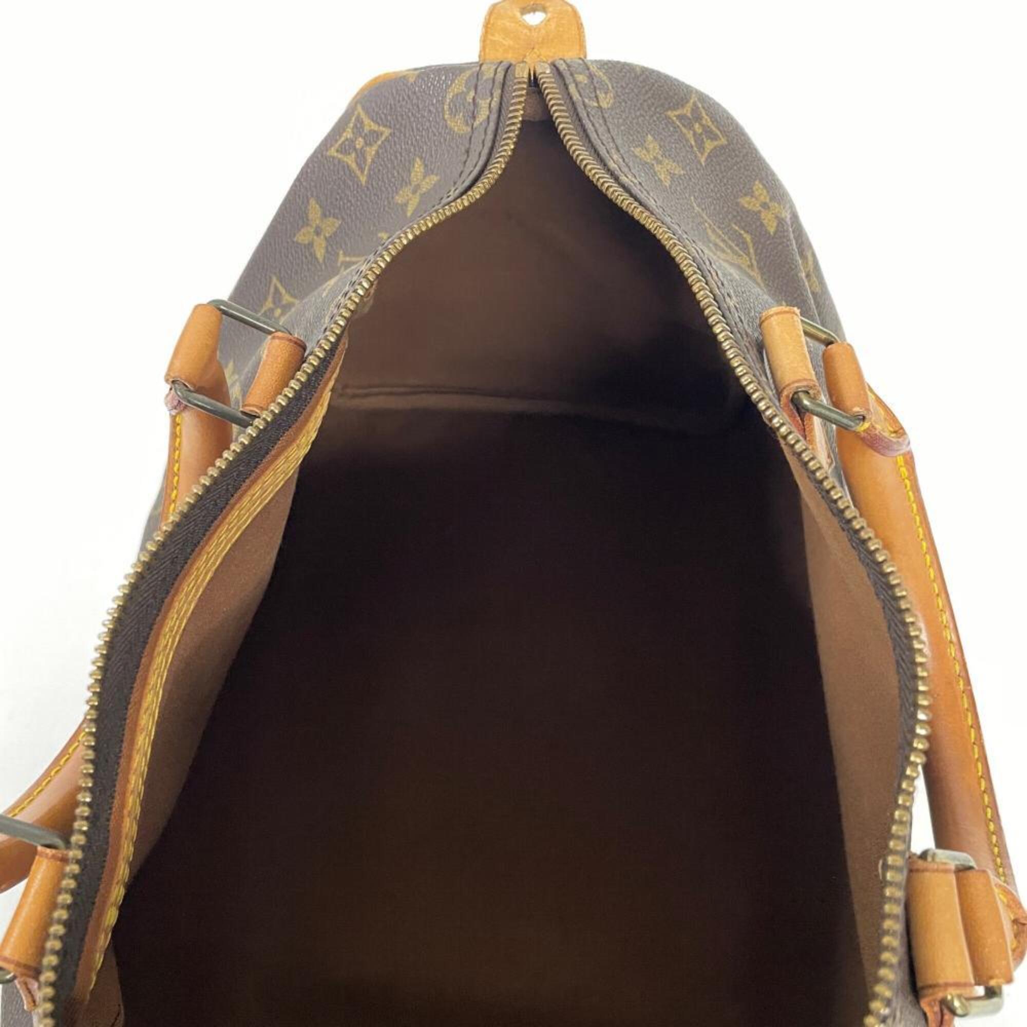 Louis Vuitton Brown Monogram Canvas Handbag (Pre-Owned)