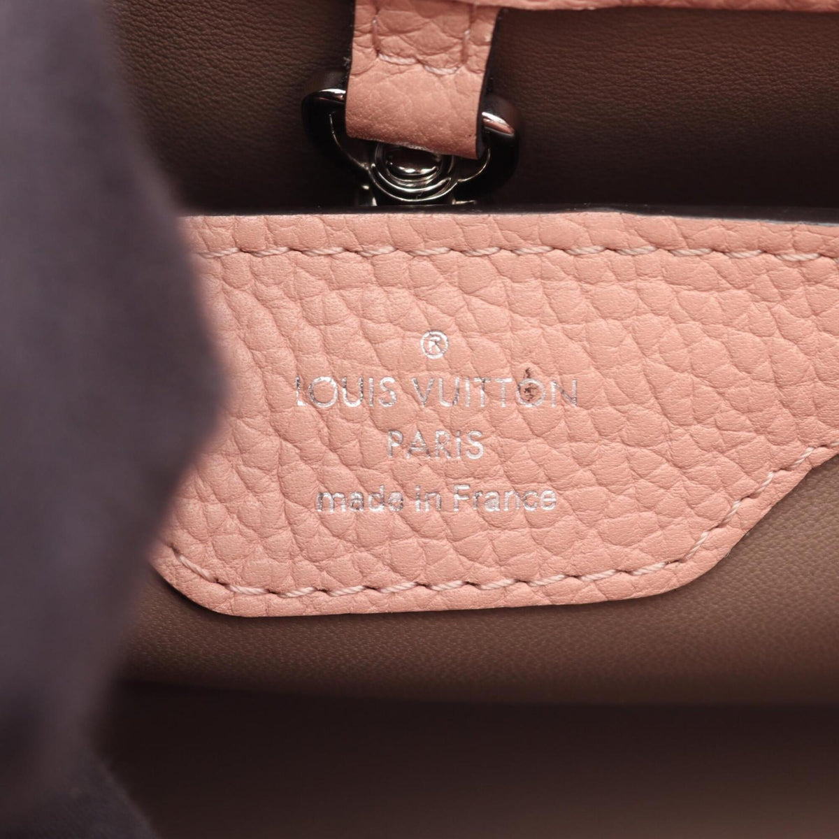 Louis Vuitton Magnolia Pink Leather Handbag (Pre-Owned)