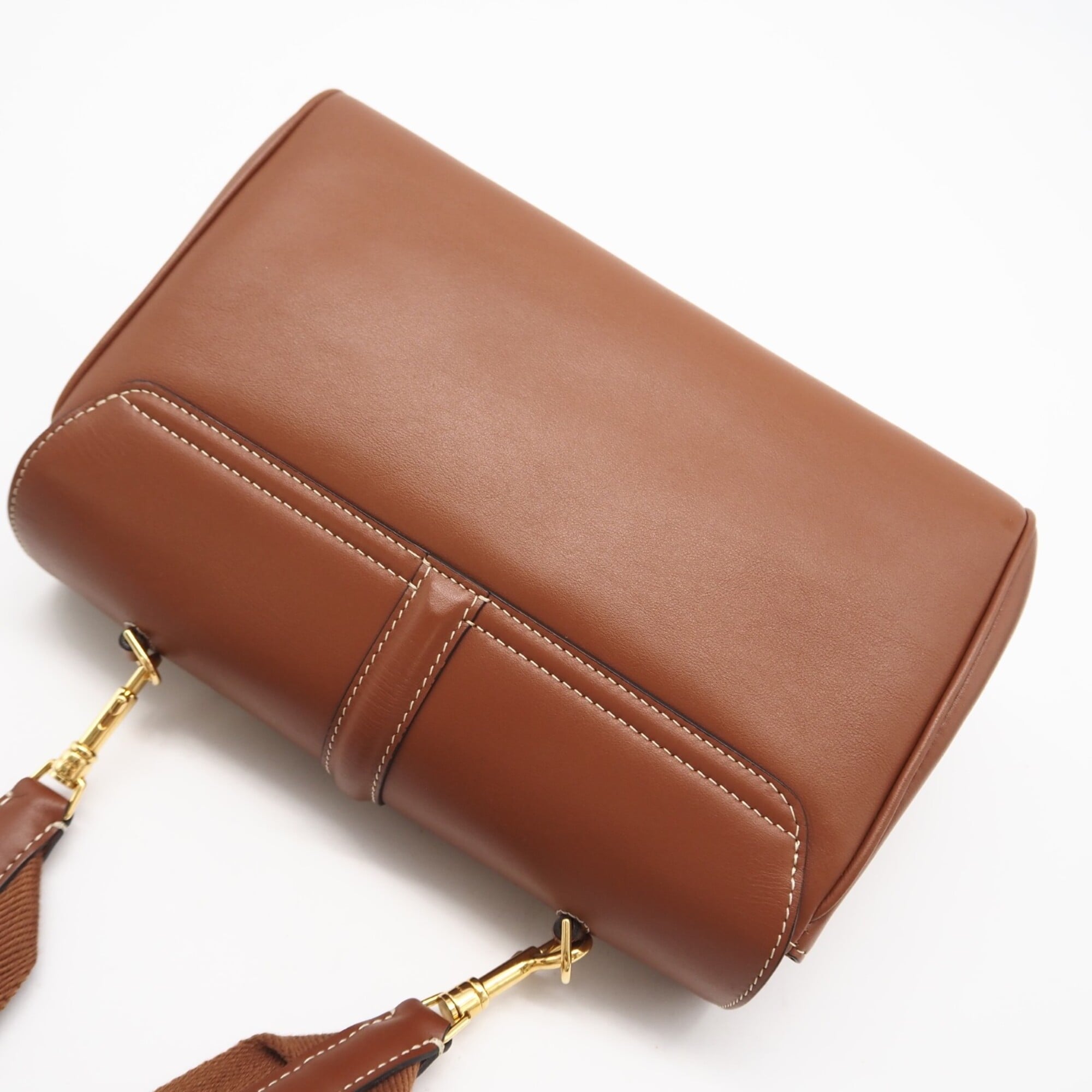 Celine Brown Leather Shoulder Bag (Pre-Owned)
