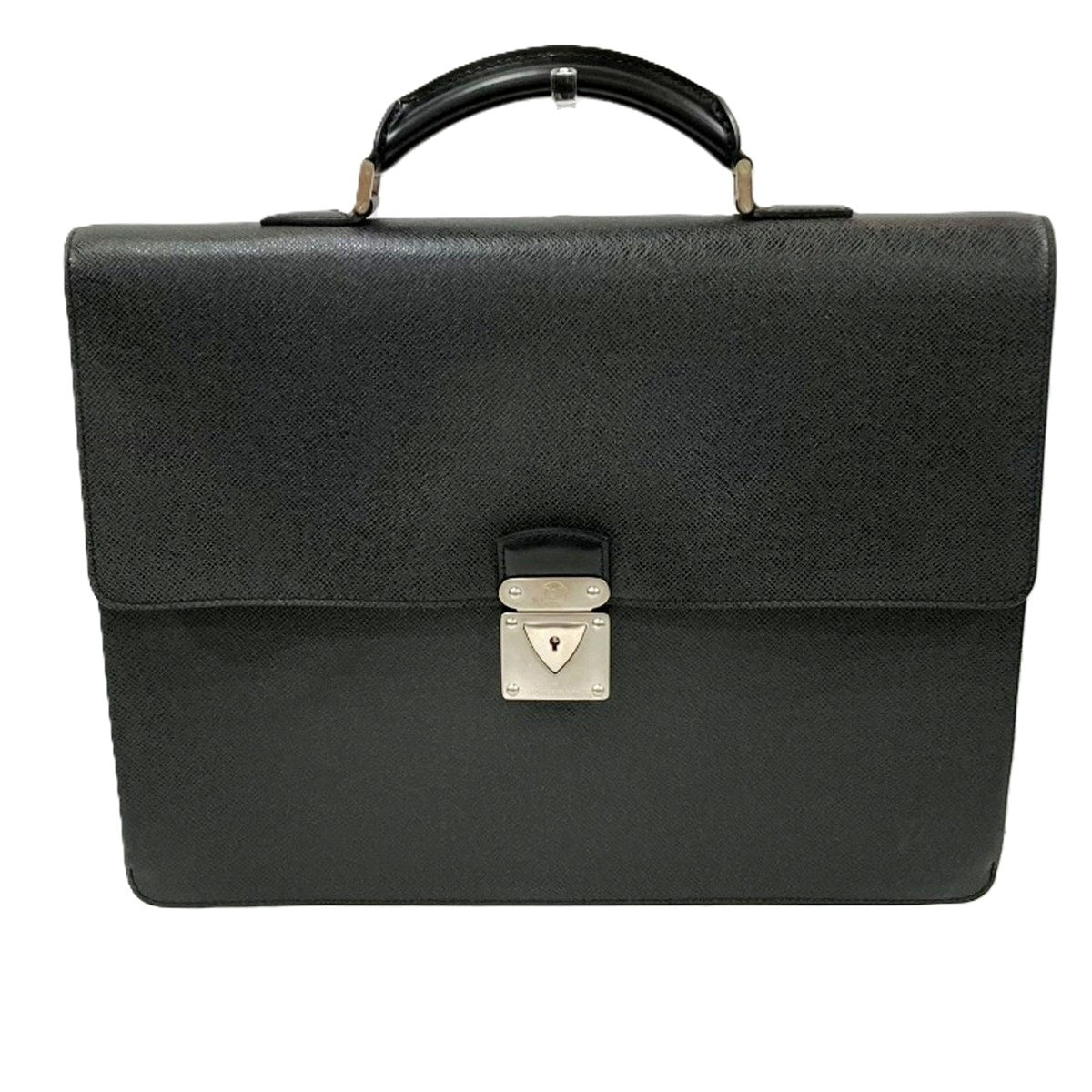 Louis Vuitton Black Leather Briefcase (Pre-Owned)