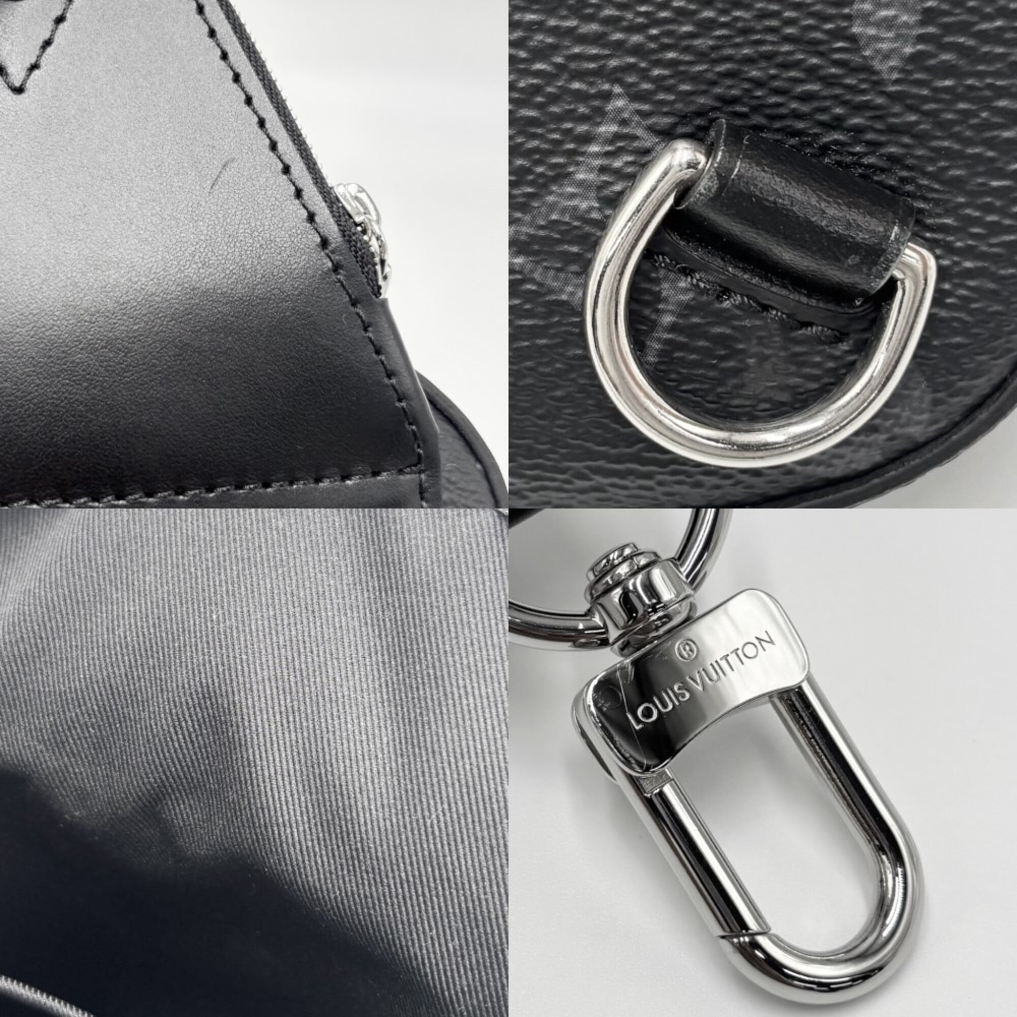 Louis Vuitton Black Monogram Eclipse Sling Bag (Pre-Owned)