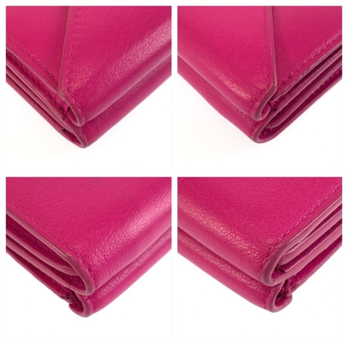 Balenciaga Pink Leather Wallet (Tri-Fold) (Pre-Owned)