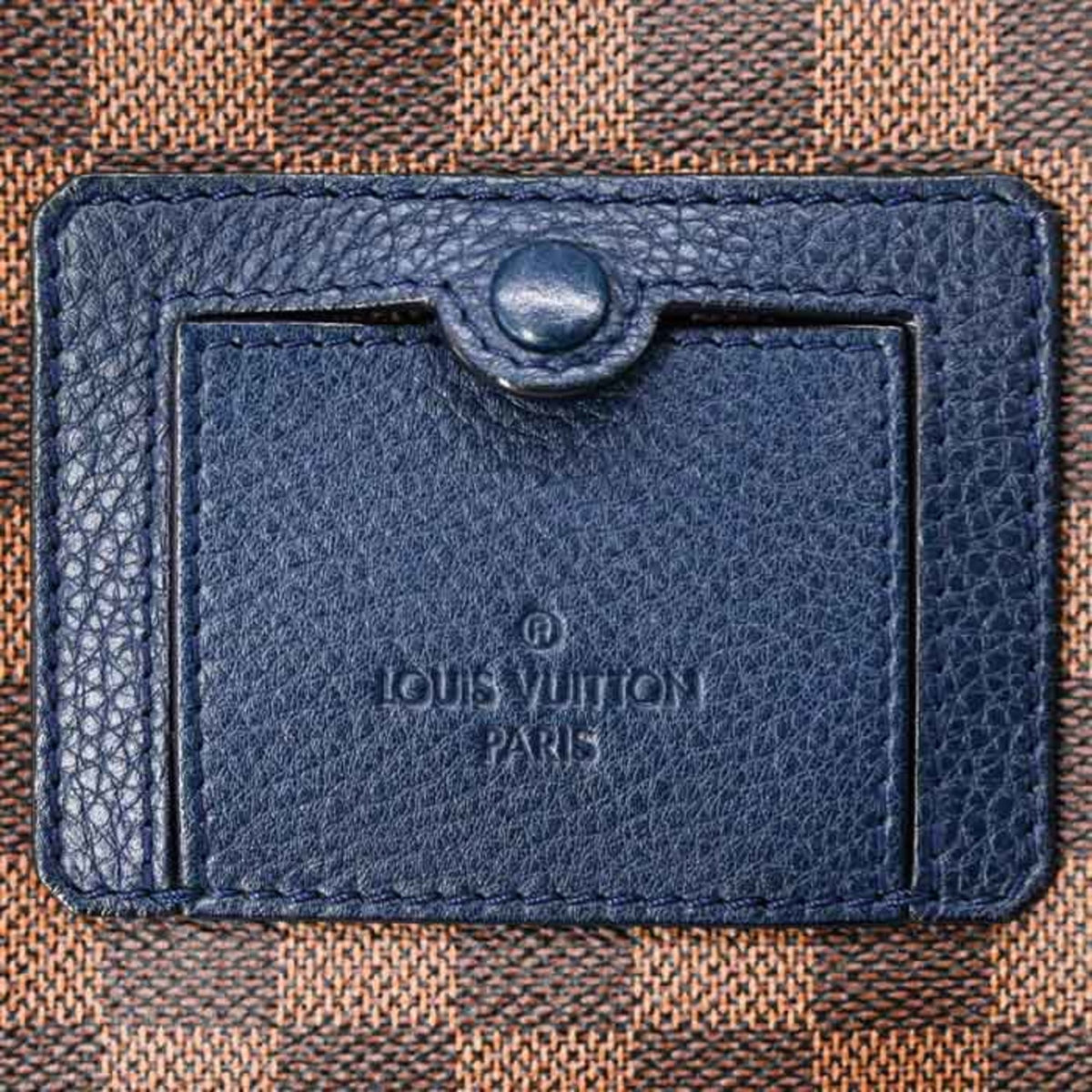 Louis Vuitton Damier Brown Dark Navy Damier Canvas Crossbody Bag Shoulder Bag (Pre-Owned)