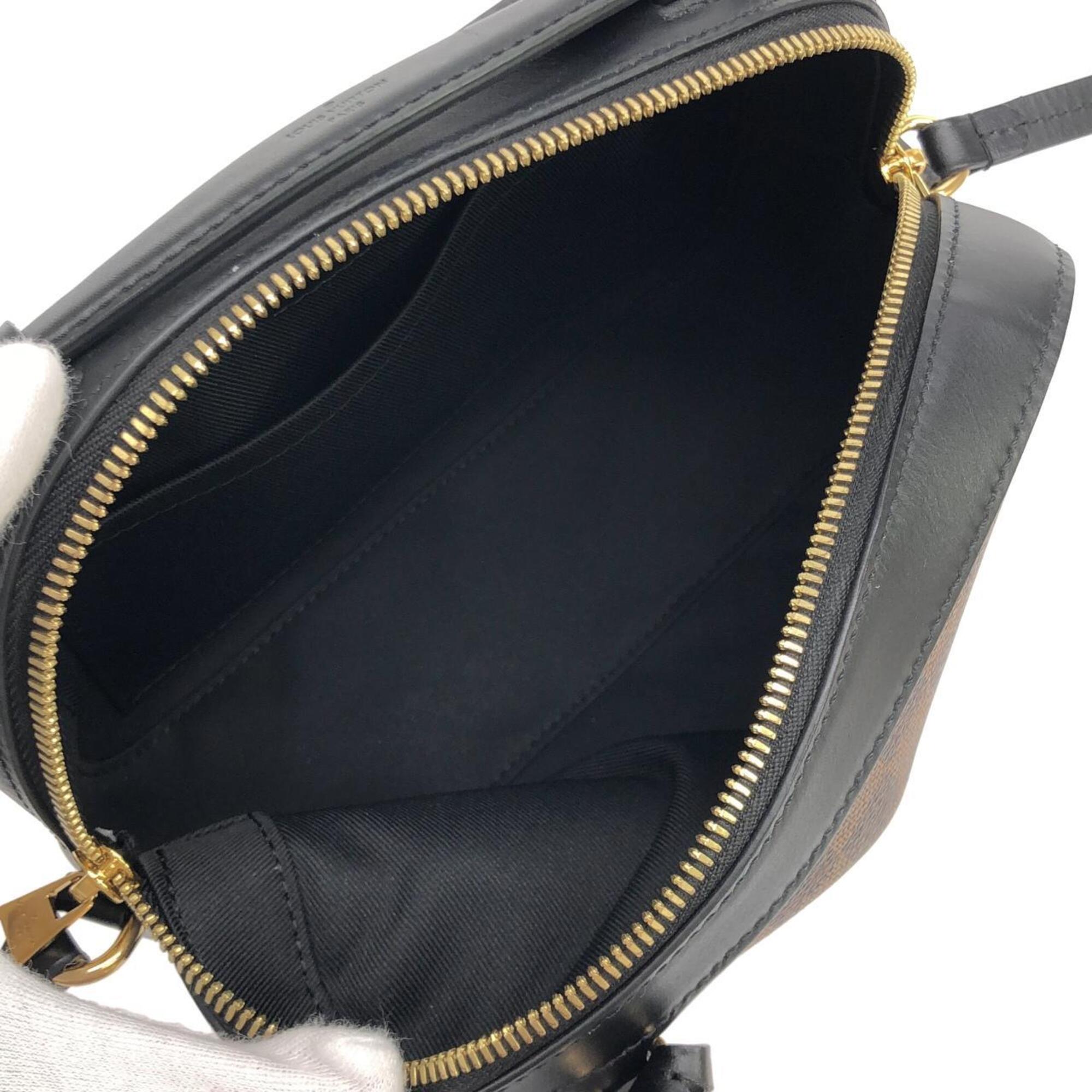 Louis Vuitton Black Ebene Coated Canvas Shoulder Bag (Pre-Owned)