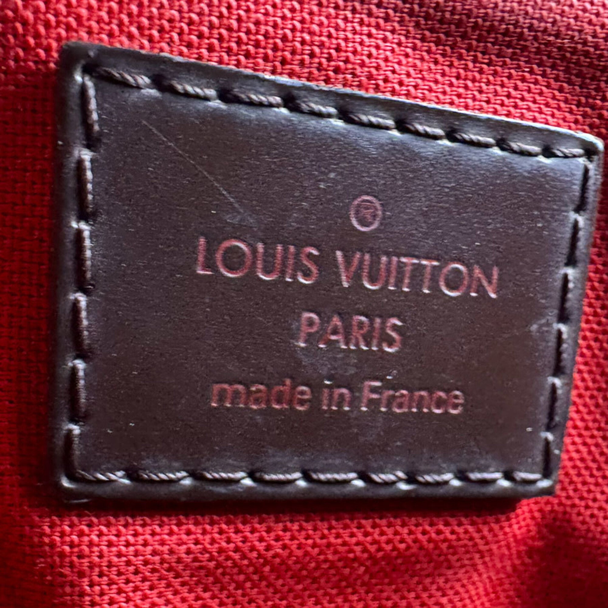 Louis Vuitton Damier Canvas Ebene Damier Canvas Handbag Shoulder Bag (Pre-Owned)
