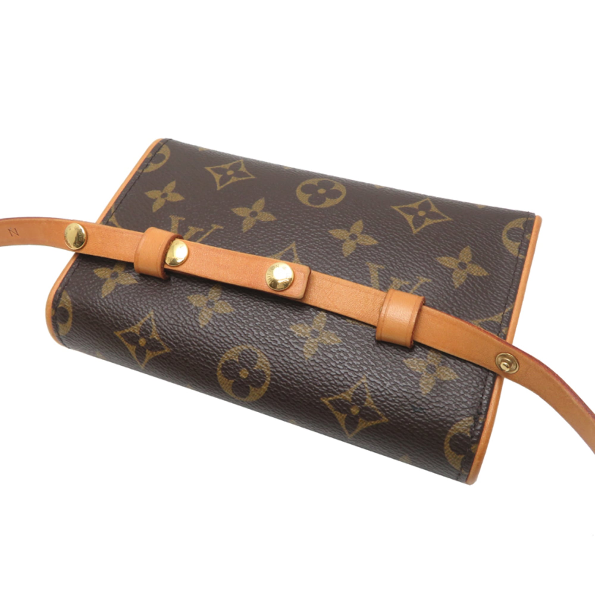 Louis Vuitton Brown Monogram Pochette Shoulder Bag (Pre-Owned)