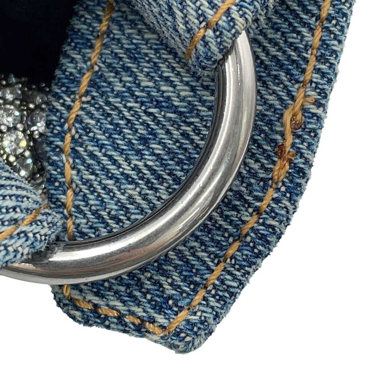 Balenciaga Blue Denim Handbag Shoulder Bag (Pre-Owned)