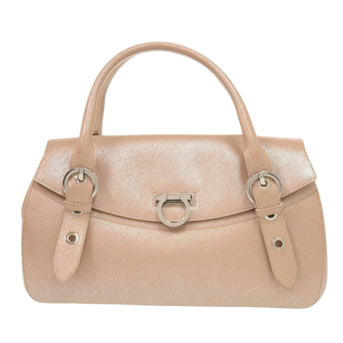 Salvatore Ferragamo Pink Leather Handbag (Pre-Owned)