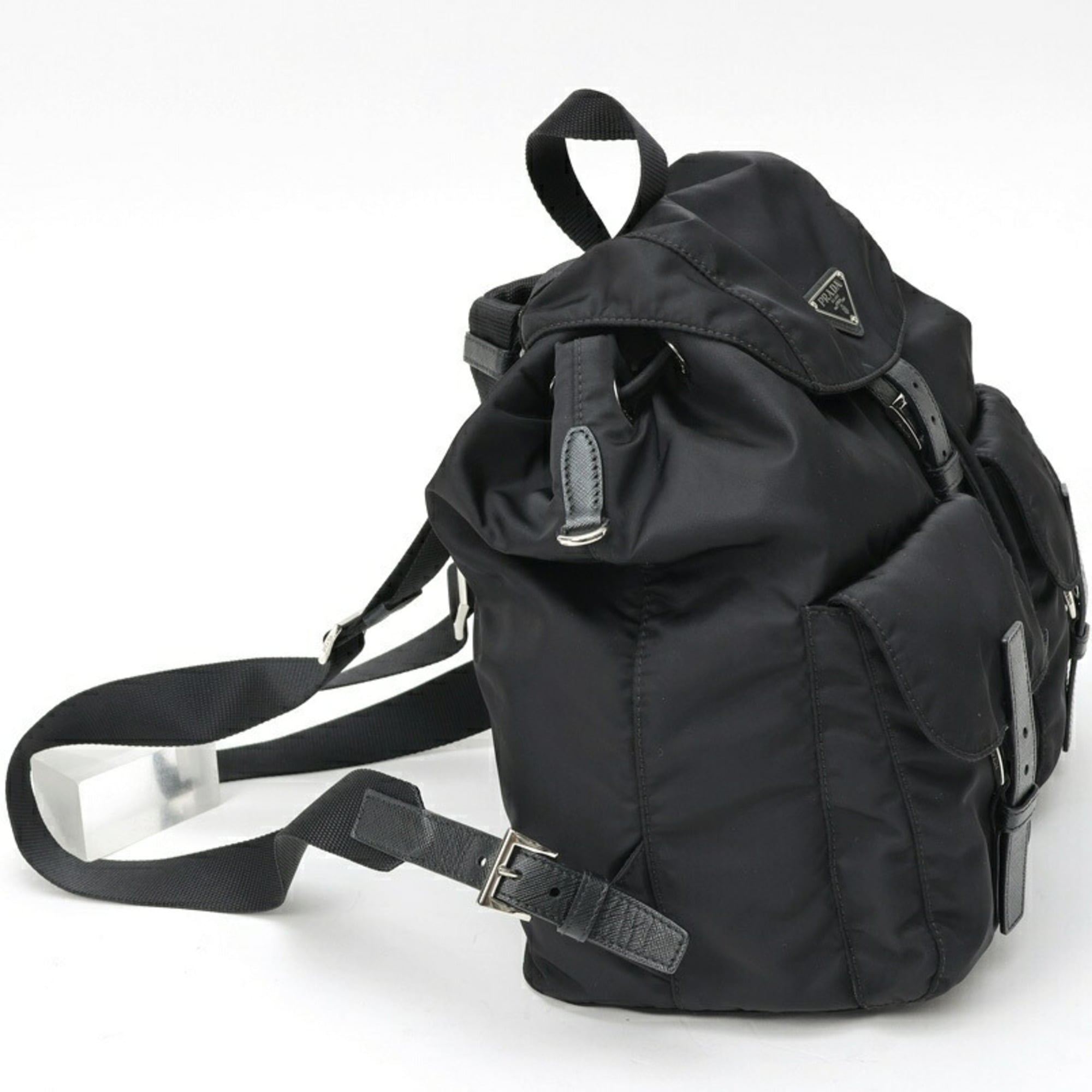 Prada Black Fabric Backpack (Pre-Owned)