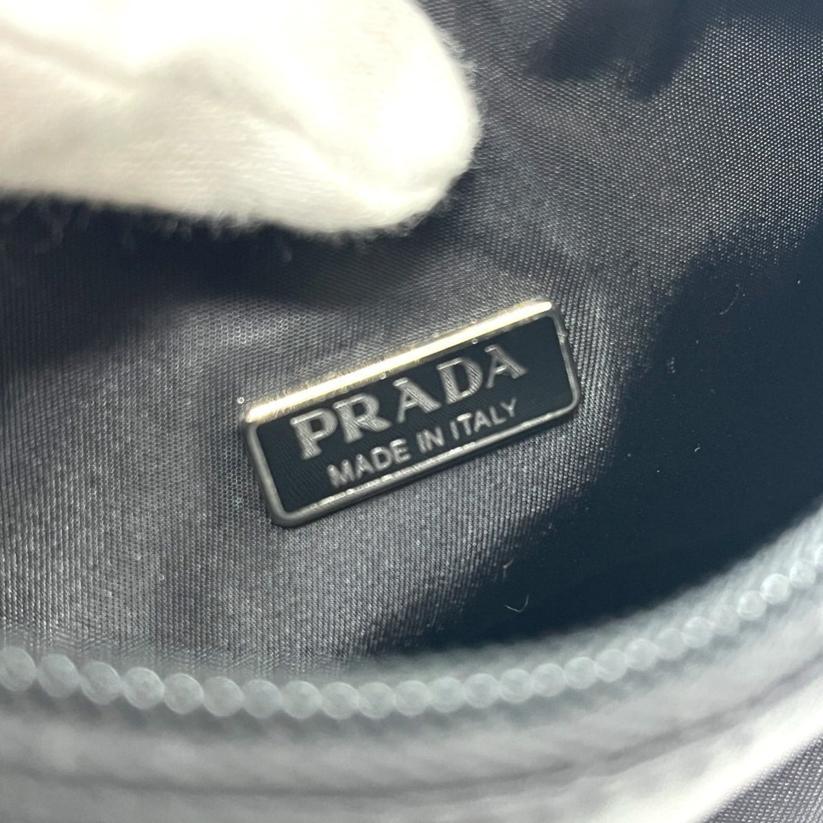 Prada Black Nylon Handbag Shoulder Bag (Pre-Owned)