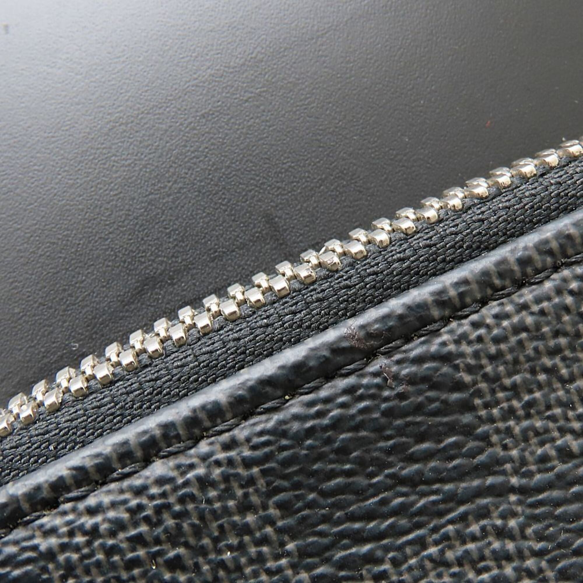 Louis Vuitton Black Damier Canvas Damier Graphite Gray Damier Graphite Shoulder Bag (Pre-Owned)