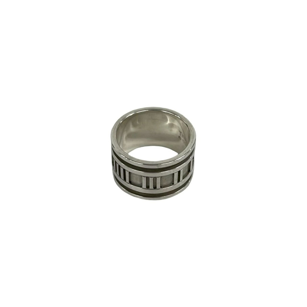 Tiffany Silver Silver 925 Band Ring (Pre-Owned)