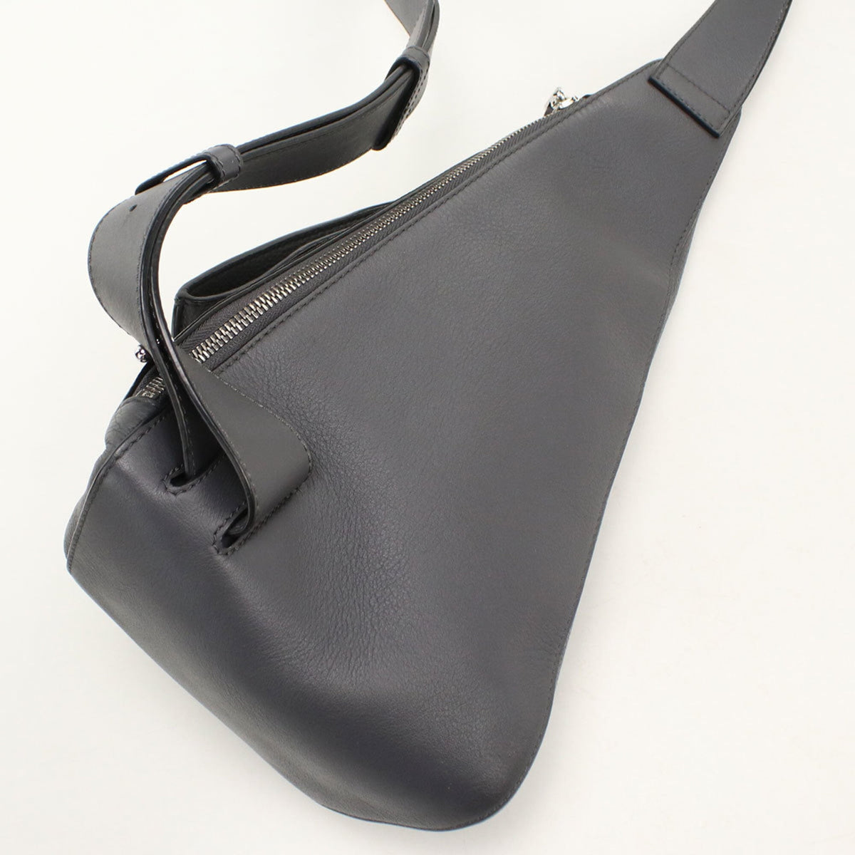 Loewe Gray Leather Sling Bag (Pre-Owned)