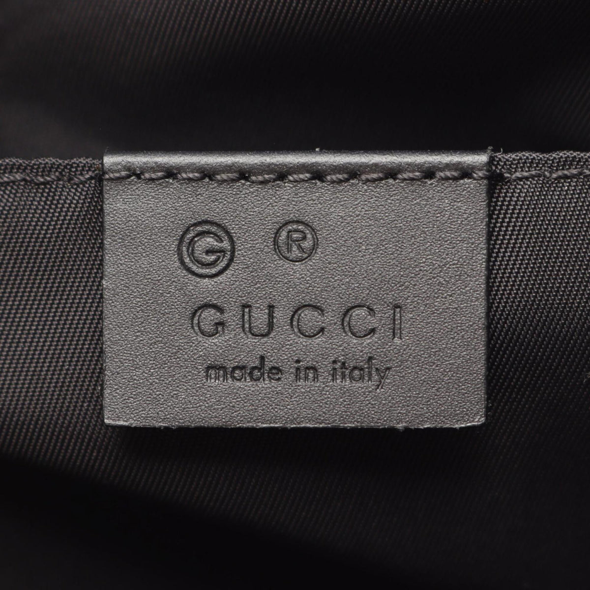 Gucci Black Green Red Color Canvas Leather Fanny Pack (Pre-Owned)