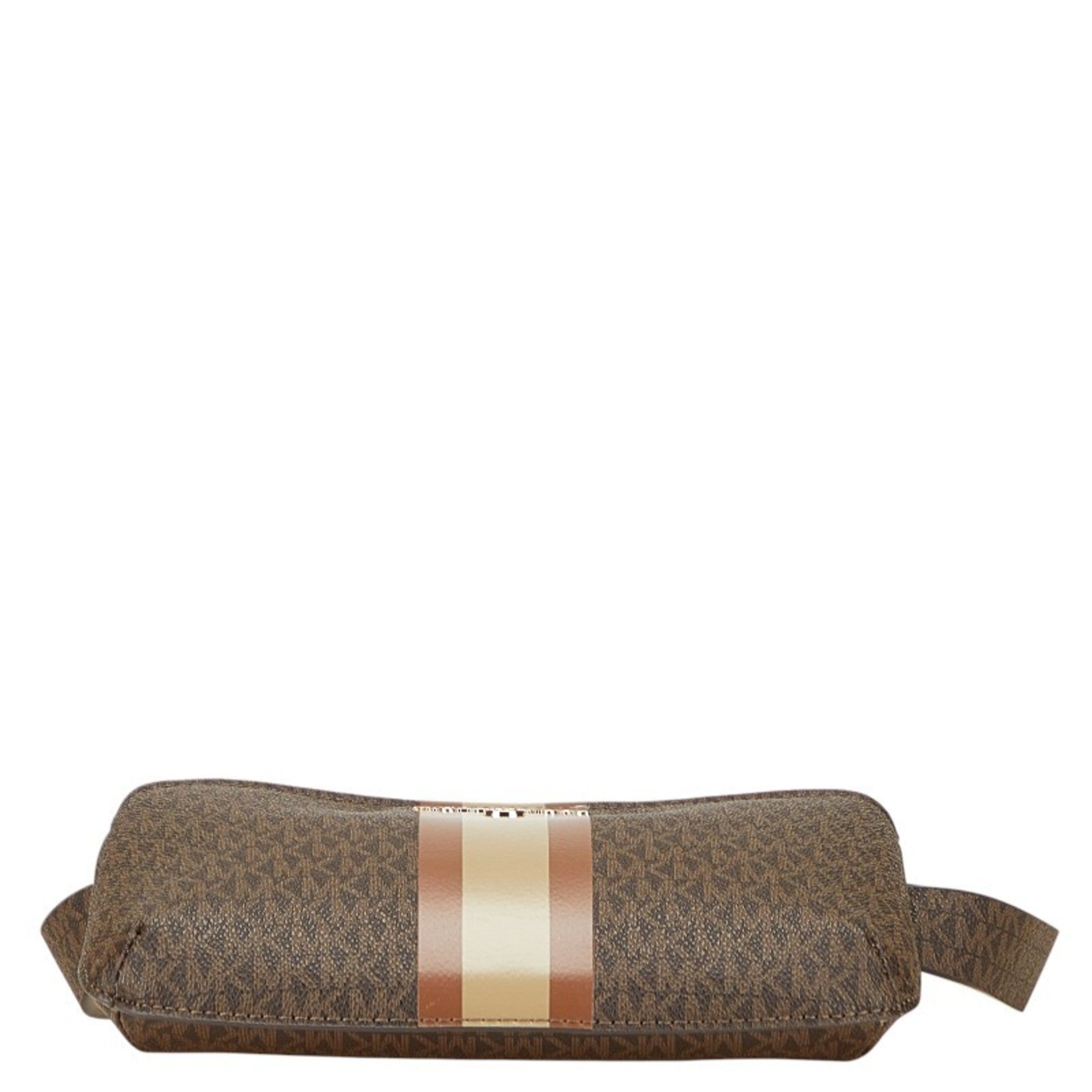 Michael Kors Brown Pvc Fanny Pack (Pre-Owned)