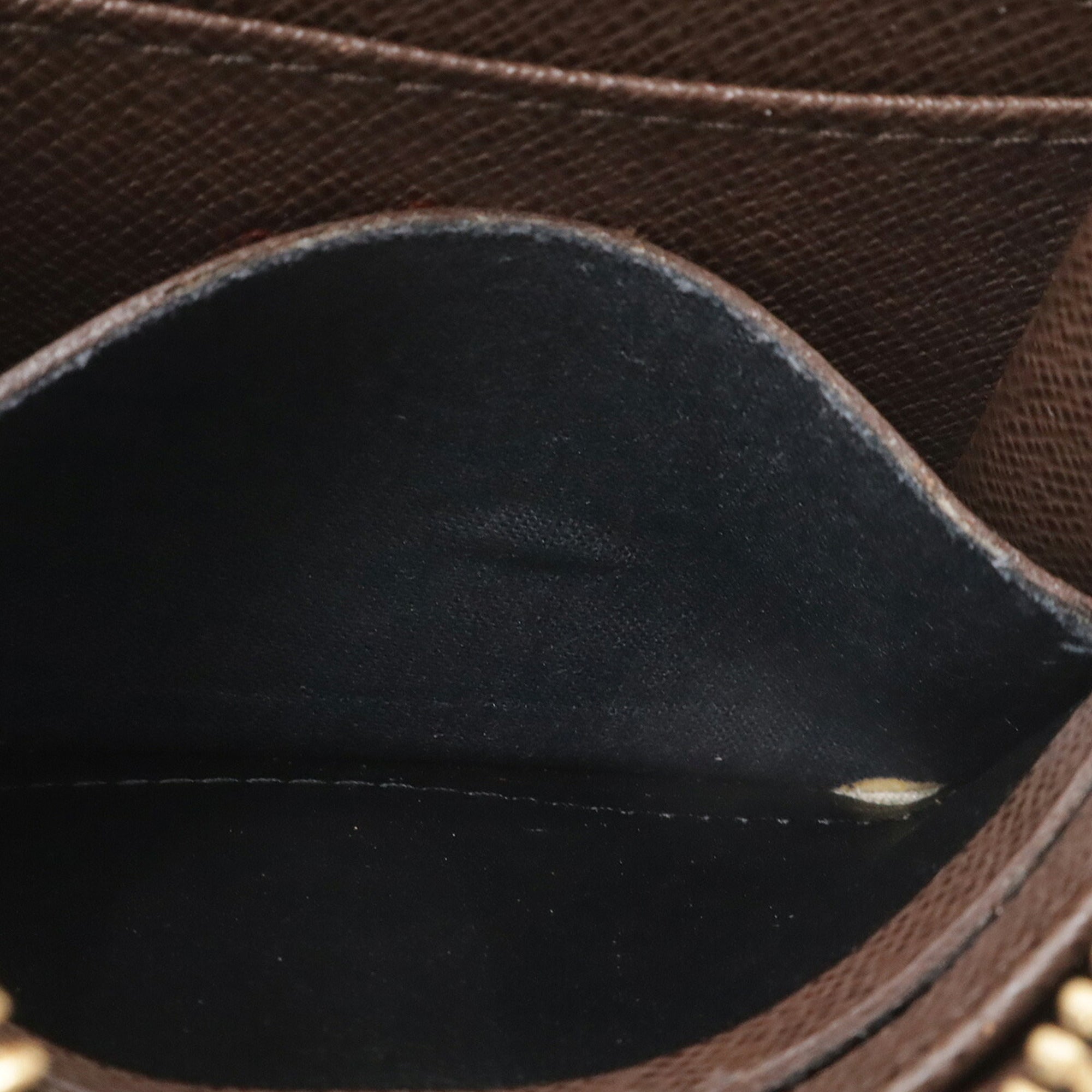Louis Vuitton Brown Pvc Coated Canvas Coin Purse/Coin Case (Pre-Owned)