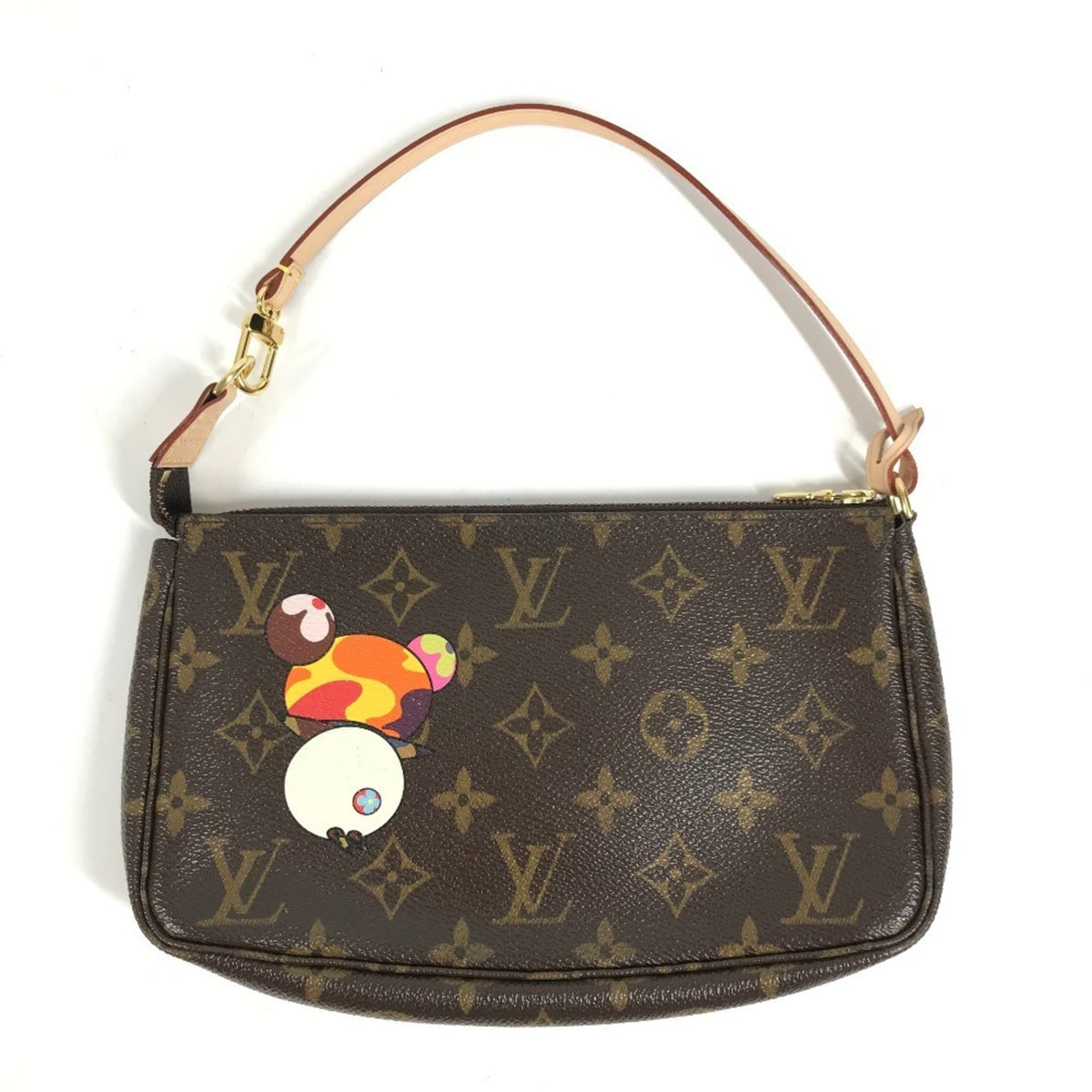 Louis Vuitton Brown Monogram Panda Monogram Canvas Handbag Pouch Shoulder Bag (Pre-Owned)