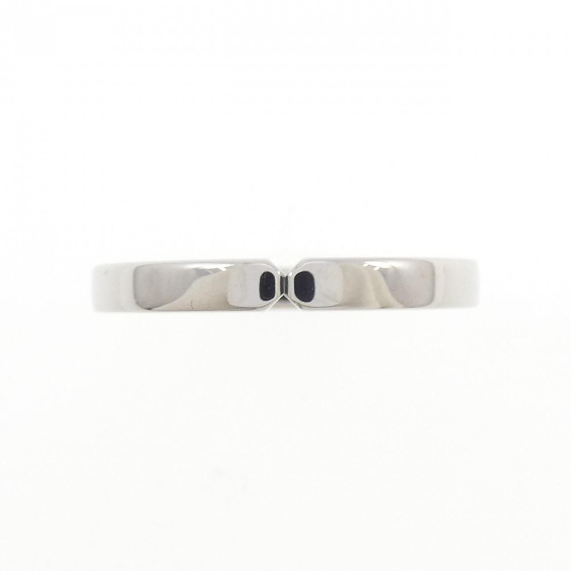 Hermes Platinum Platinum 950 Band Ring (Pre-Owned)