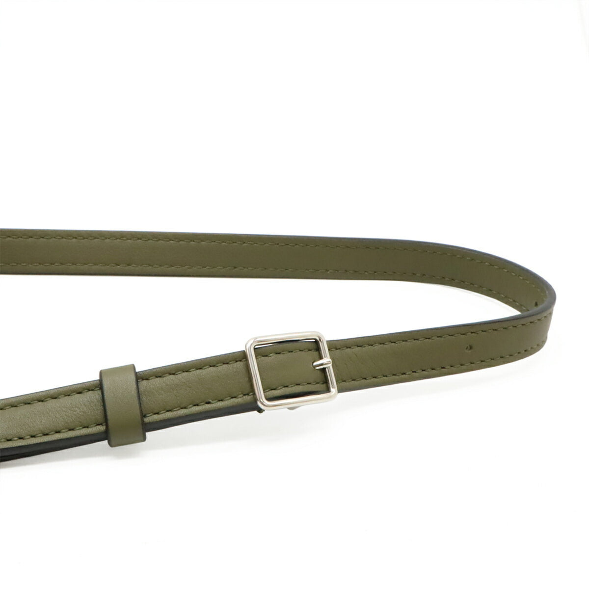Celine Green Khaki Leather Handbag Shoulder Bag (Pre-Owned)