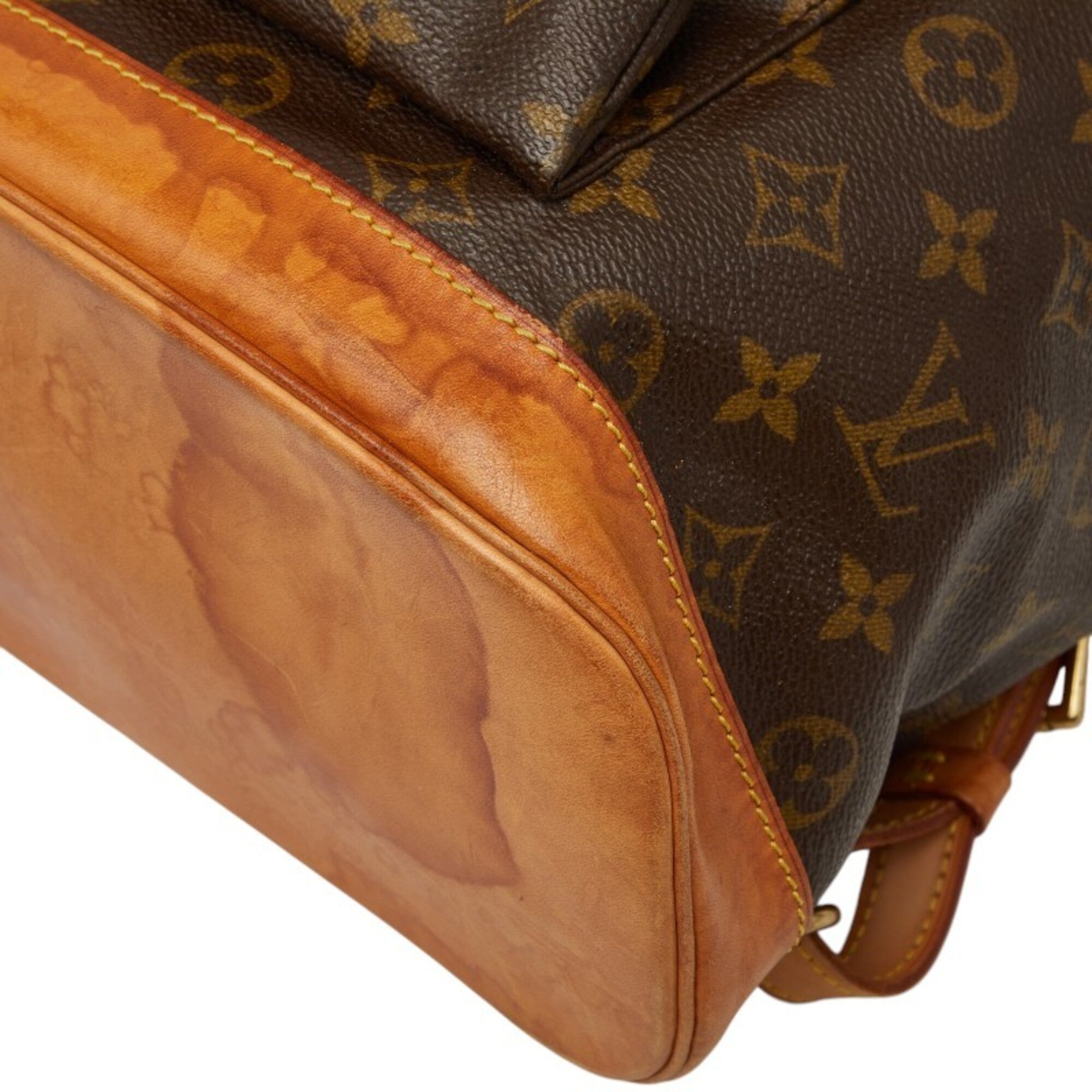 Louis Vuitton Brown Pvc Leather Backpack (Pre-Owned)