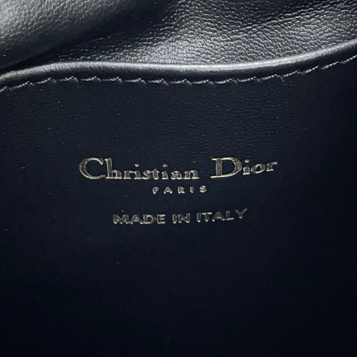 Christian Dior Black Leather Handbag (Pre-Owned)