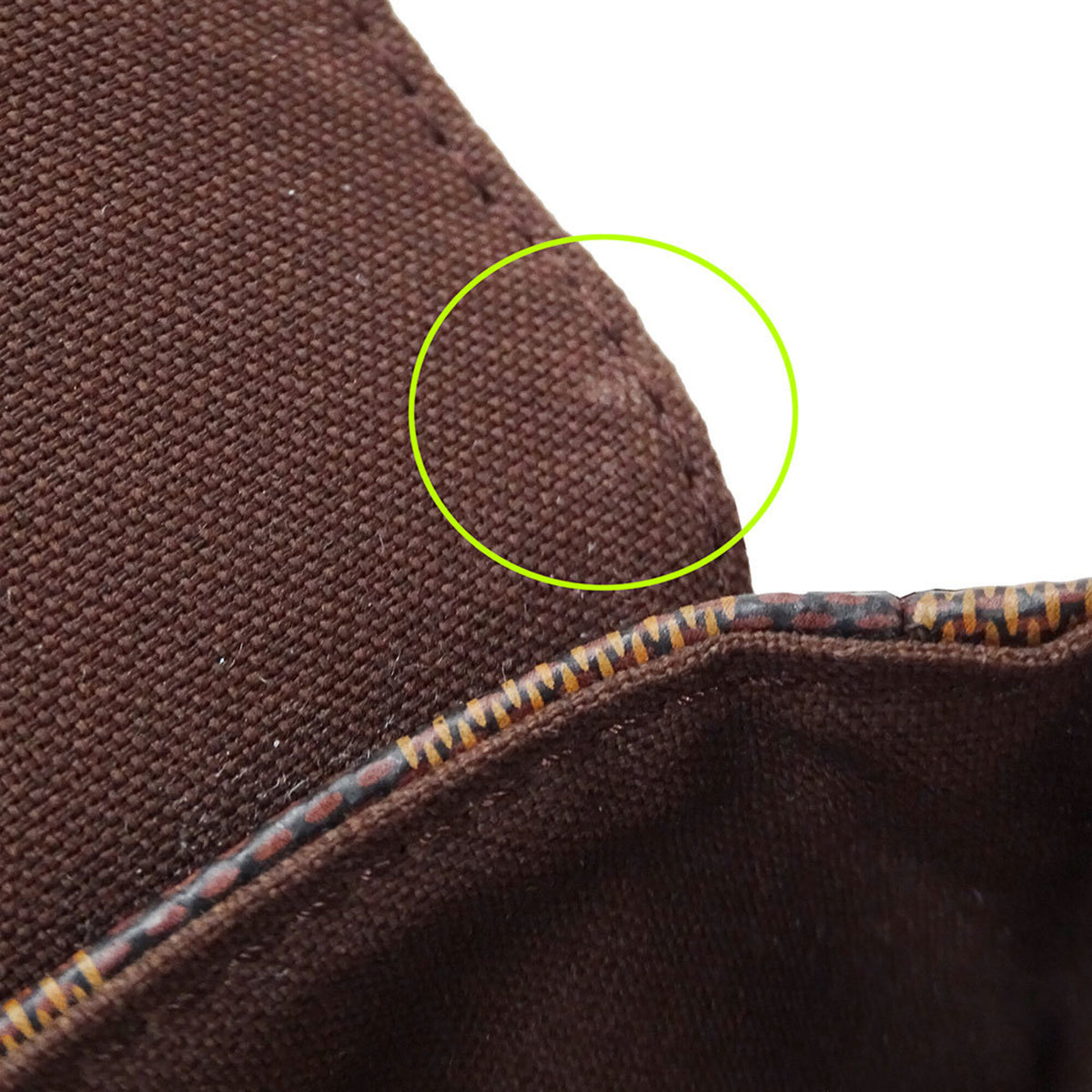 Louis Vuitton Damier Brown Damier Canvas Shoulder Bag (Pre-Owned)