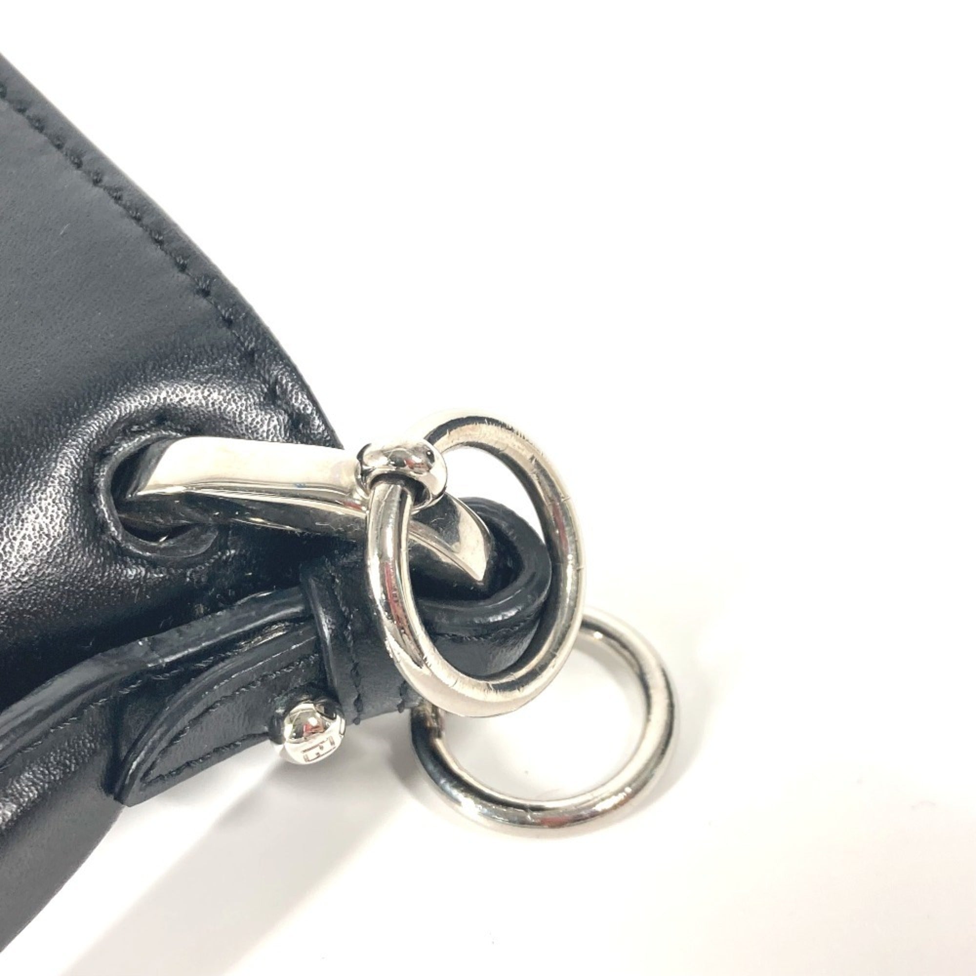 Fendi Black Leather Handbag (Pre-Owned)