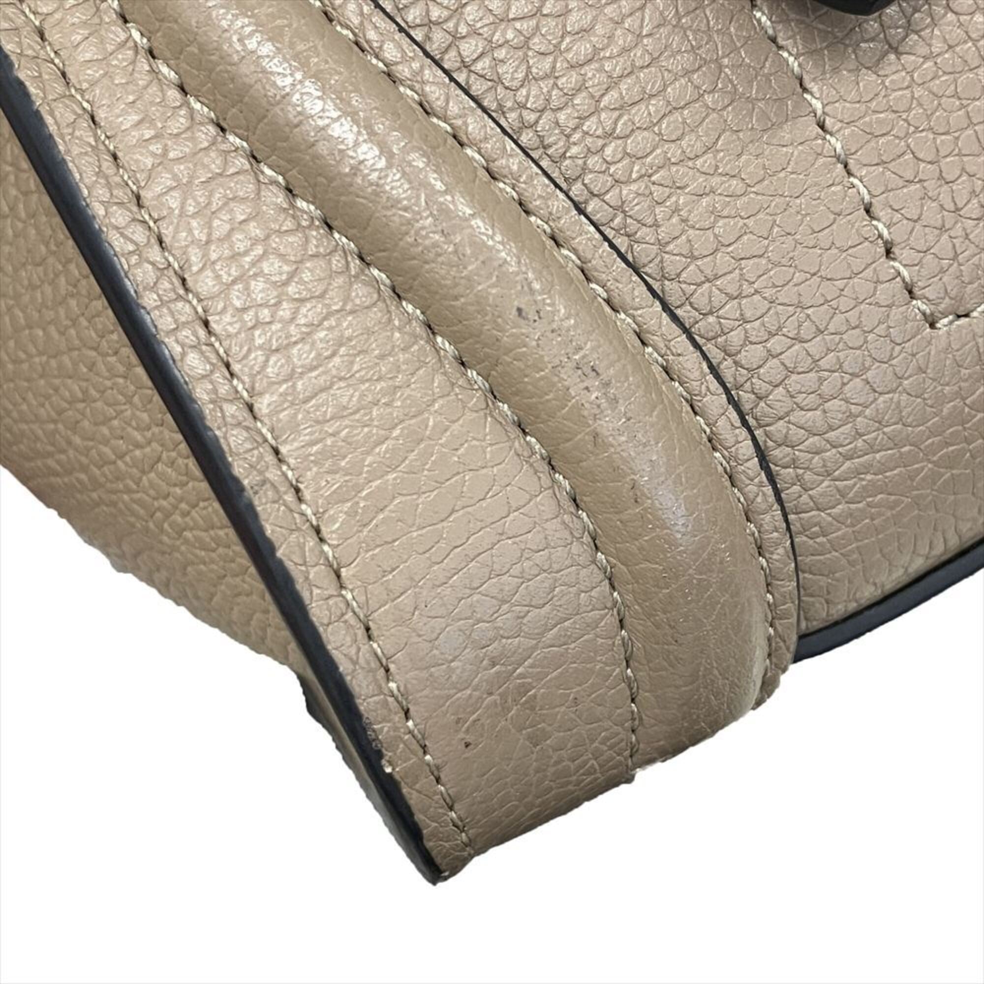 Celine Grayish Leather Handbag (Pre-Owned)