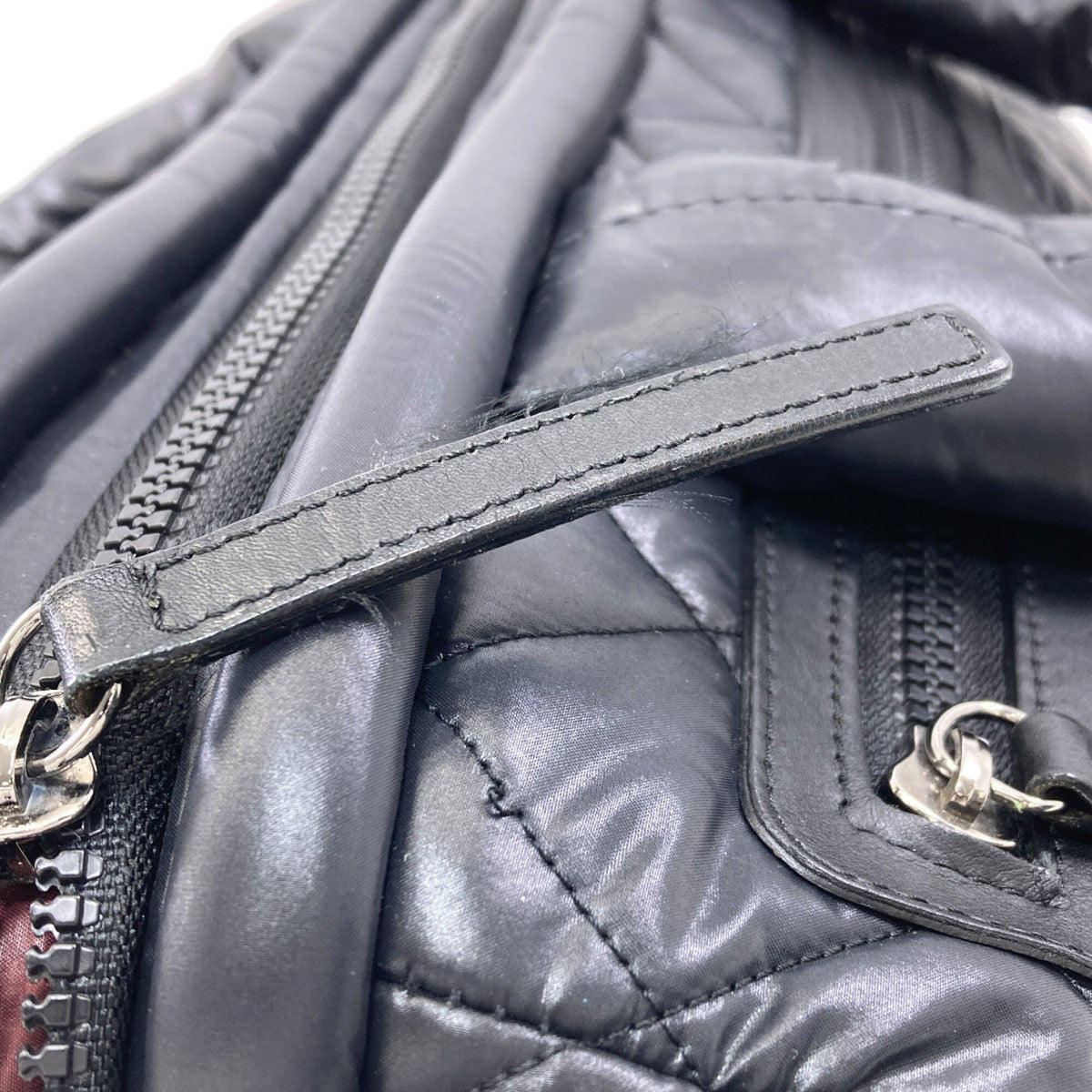 Chanel Black Nylon Boston Bag (Pre-Owned)