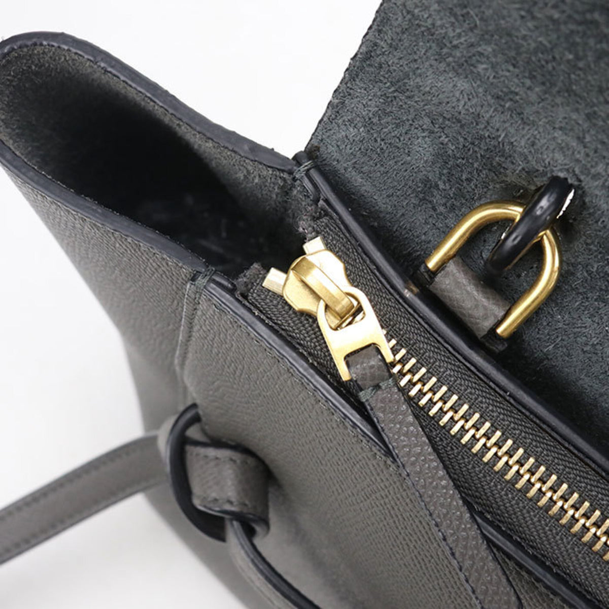 Celine Gray Leather Handbag (Pre-Owned)