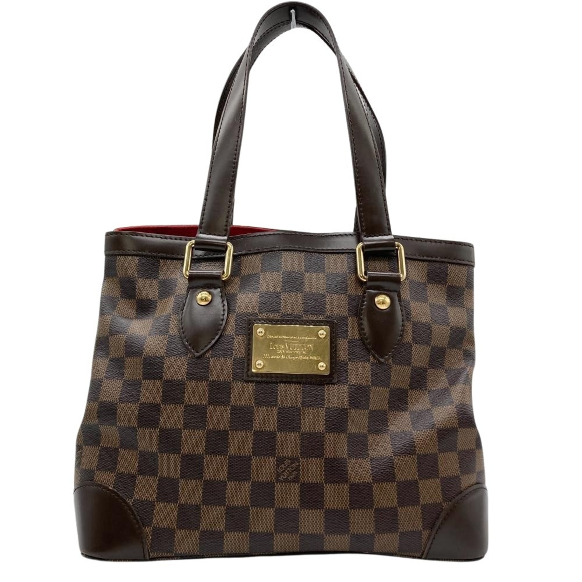 Louis Vuitton Brown Damier Canvas Handbag (Pre-Owned)