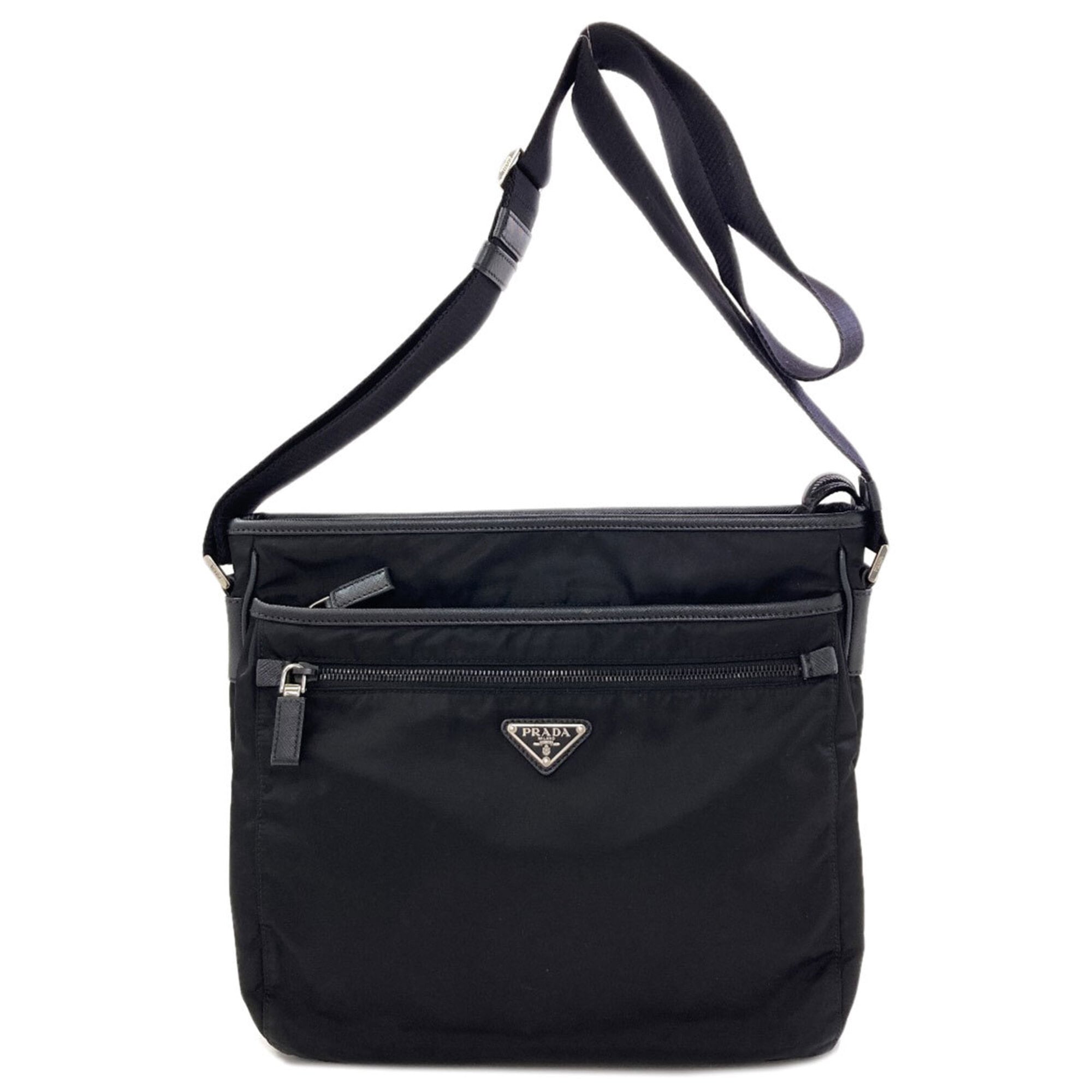Prada Black Nylon Shoulder Bag (Pre-Owned)