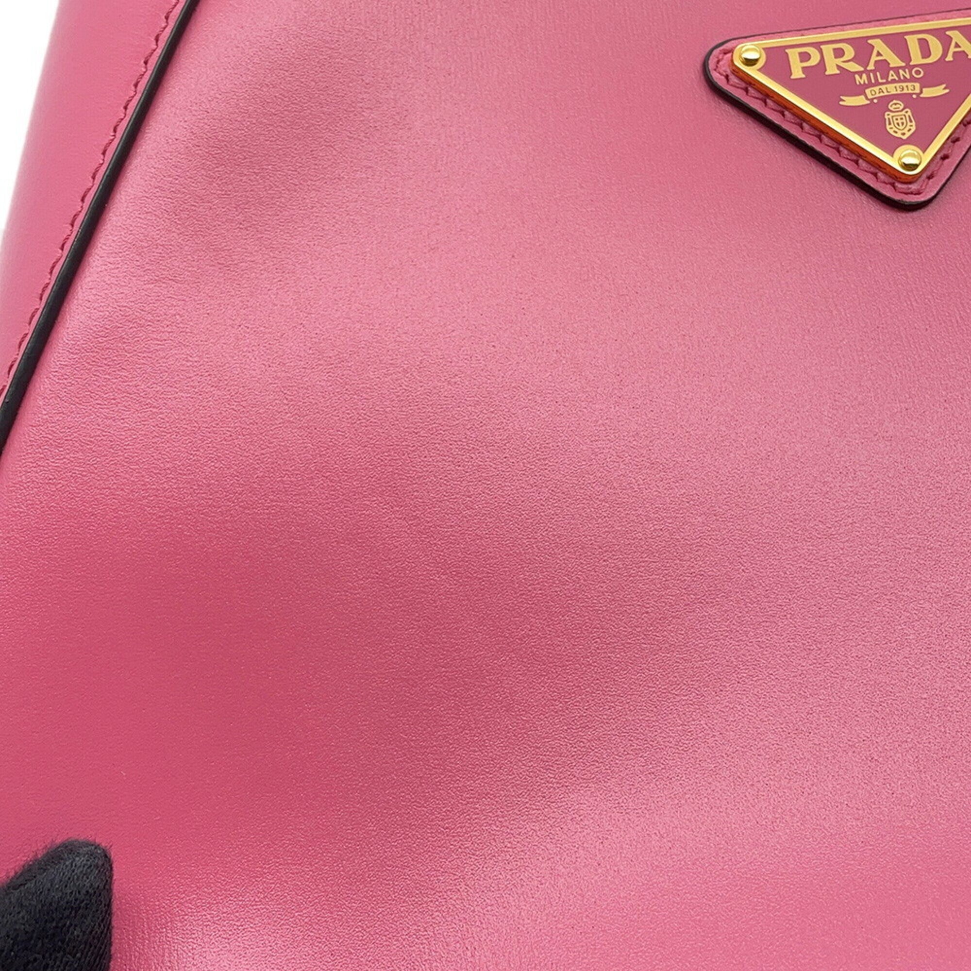 Prada Pink Handbag Shoulder Bag (Pre-Owned)