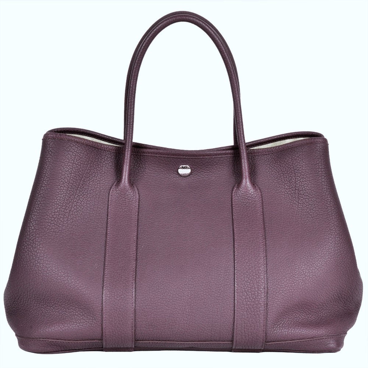 Hermes Cassis Purple Negonda Leather Tote Bag (Pre-Owned)